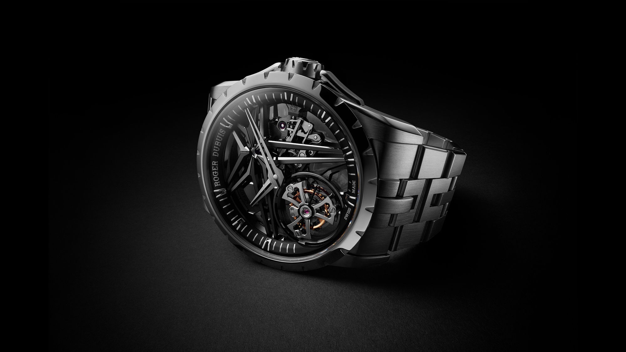 Roger Dubuis Excalibur Titanium Monotourbillon RDDBEX1112 Replica 8