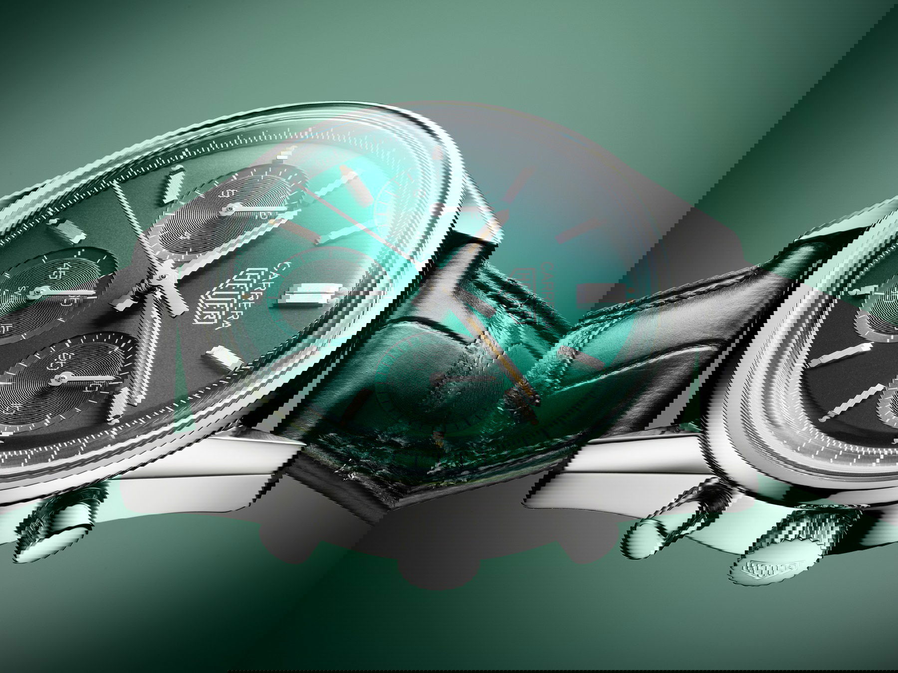 IMG_9081 TAG Heuer Carrera Green Special Edition CBK221F.FC6479 Replica 8