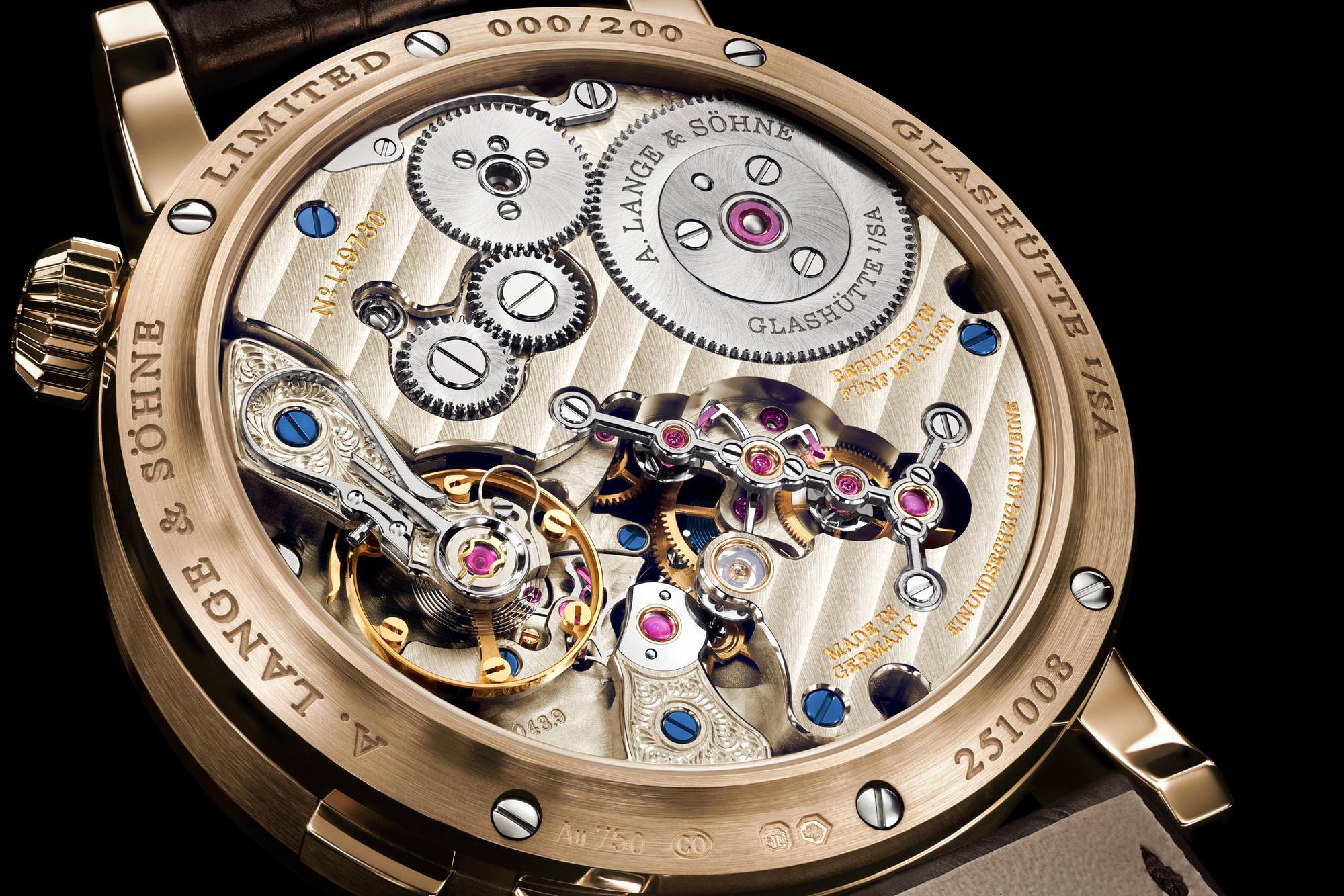 A.Lange & Sohne Zeitwerk Honey Gold “Lumen” 142.055 Replica 8