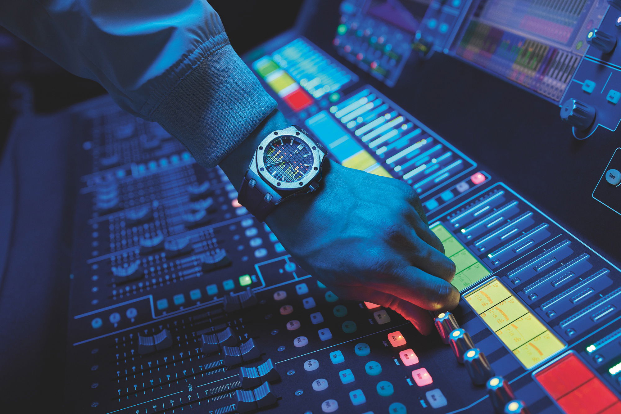 IMG_9081 Audemars Piguet Royal Oak Offshore Selfwinding Music Edition 15600TI.OO.A343CA.01 Replica 8