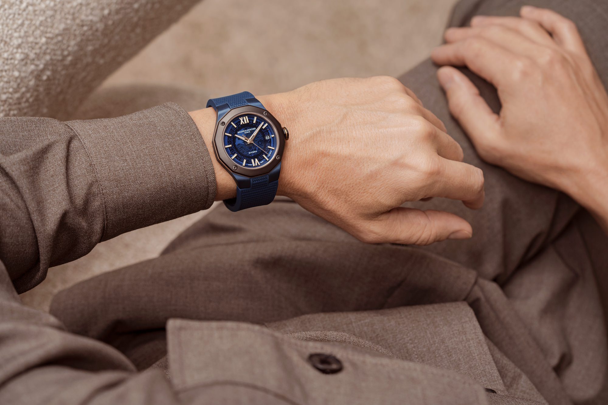 IMG_9081 Baume & Mercier Riviera Acier-Titane 10769 Replica 8