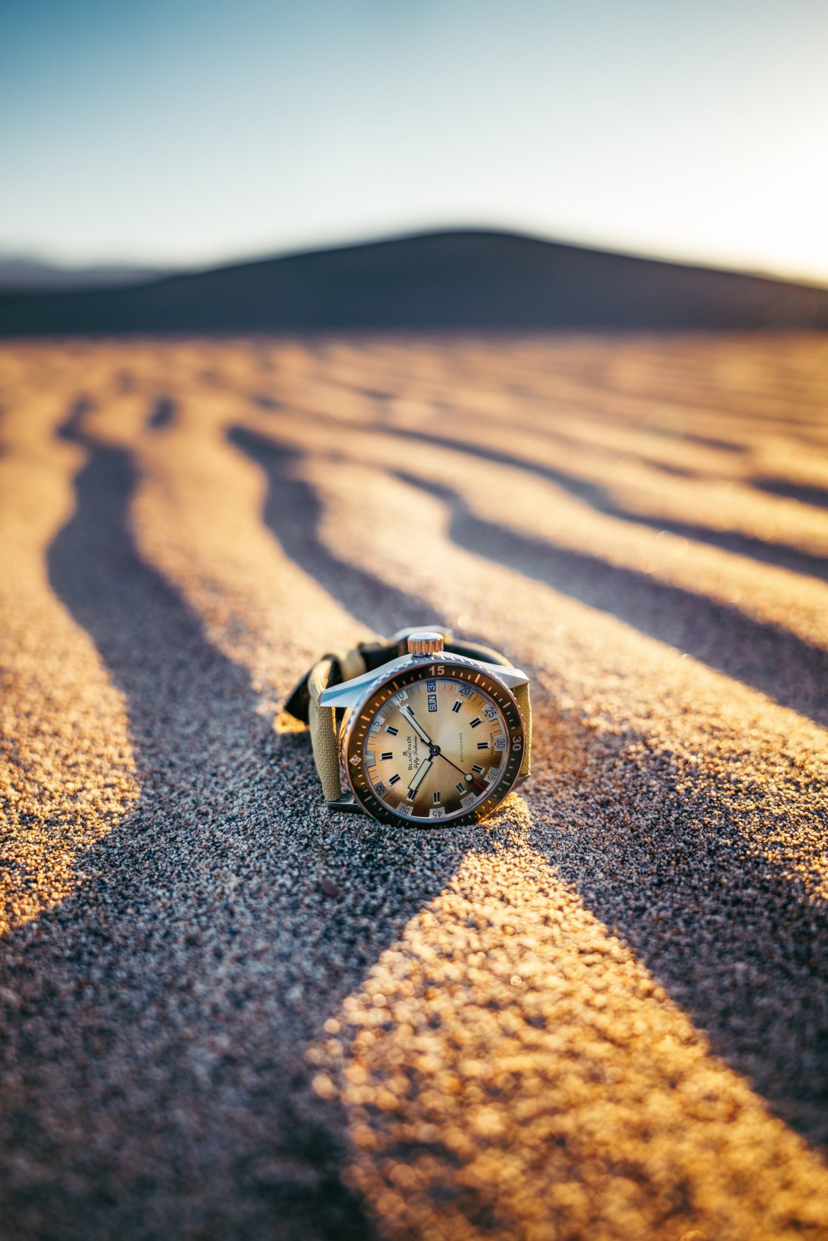 IMG_9081 Blancpain Fifty Fathoms Bathyscaphe Day Date Desert Edition 5052 1146 E52A Replica 8