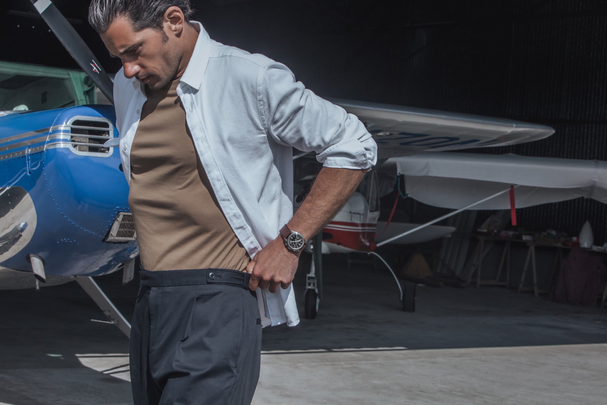 Hamilton Khaki Pilot Pioneer Mechanical Chronograph H76409530 Replica 8