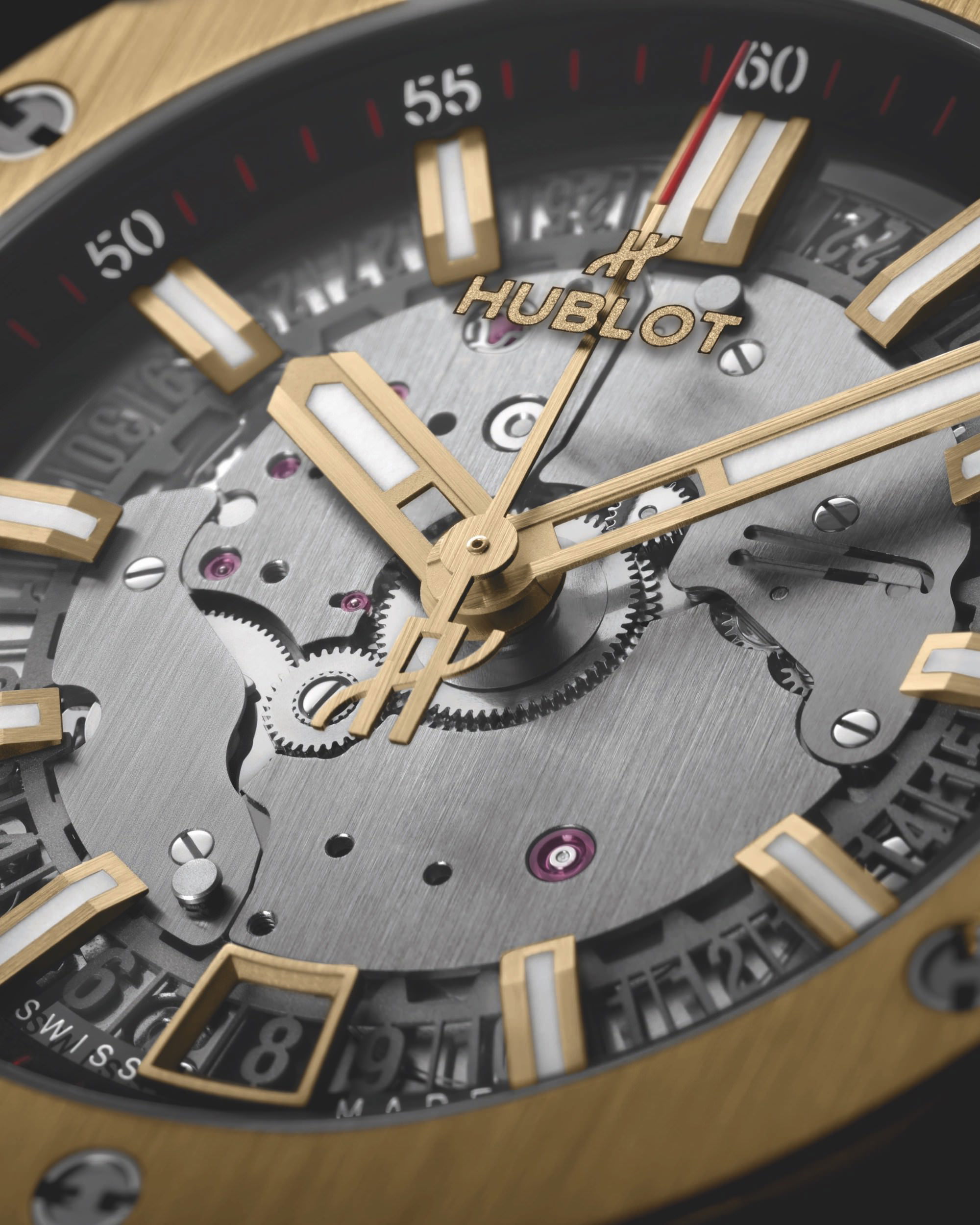 Hublot Big Bang Integral Time Only Yellow Gold 456.VX.0130.VX Replica 8