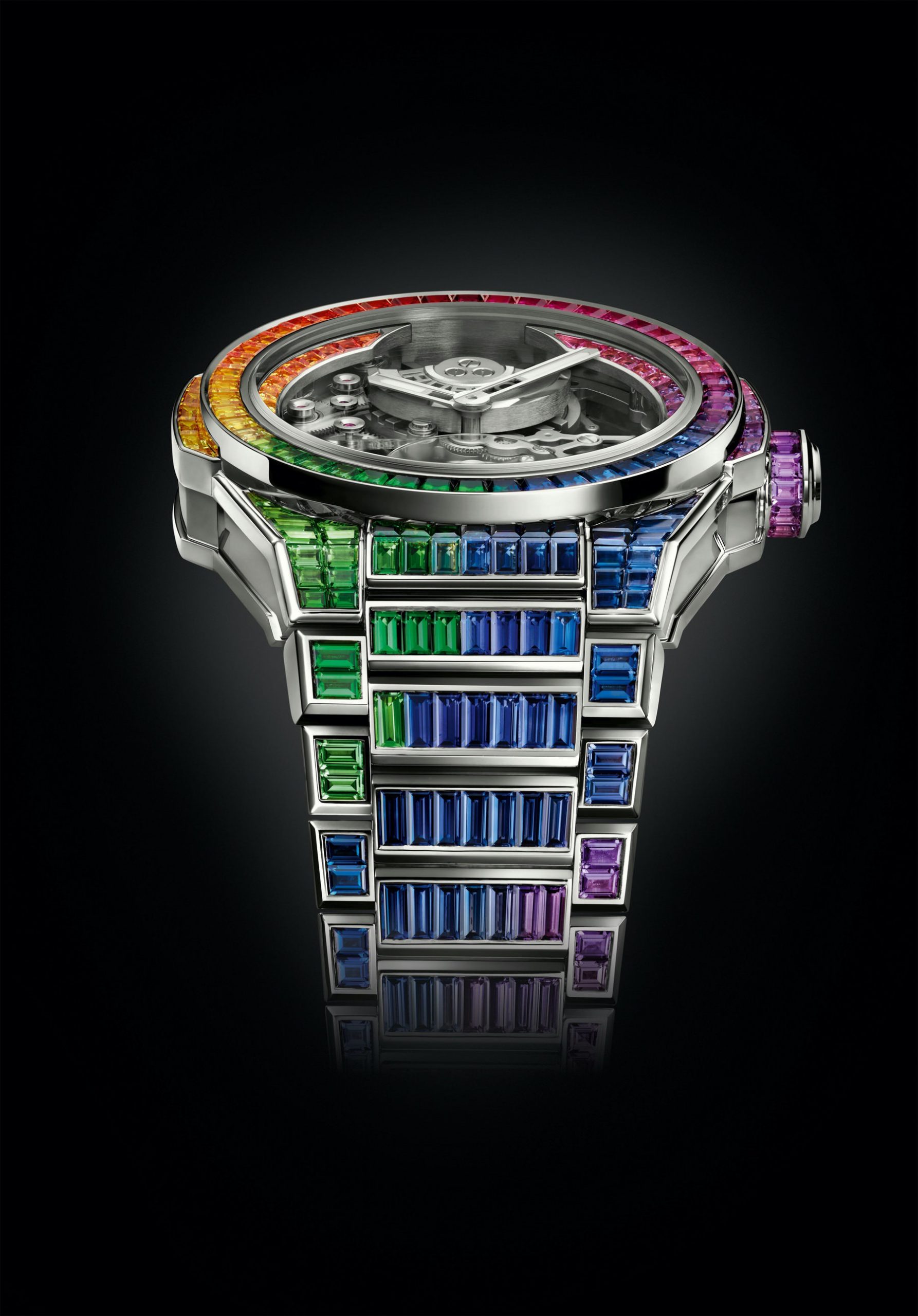 IMG_9081 Hublot Big Bang Integral Tourbillon Rainbow 455.WX.9900.WX.9999 Replica 8