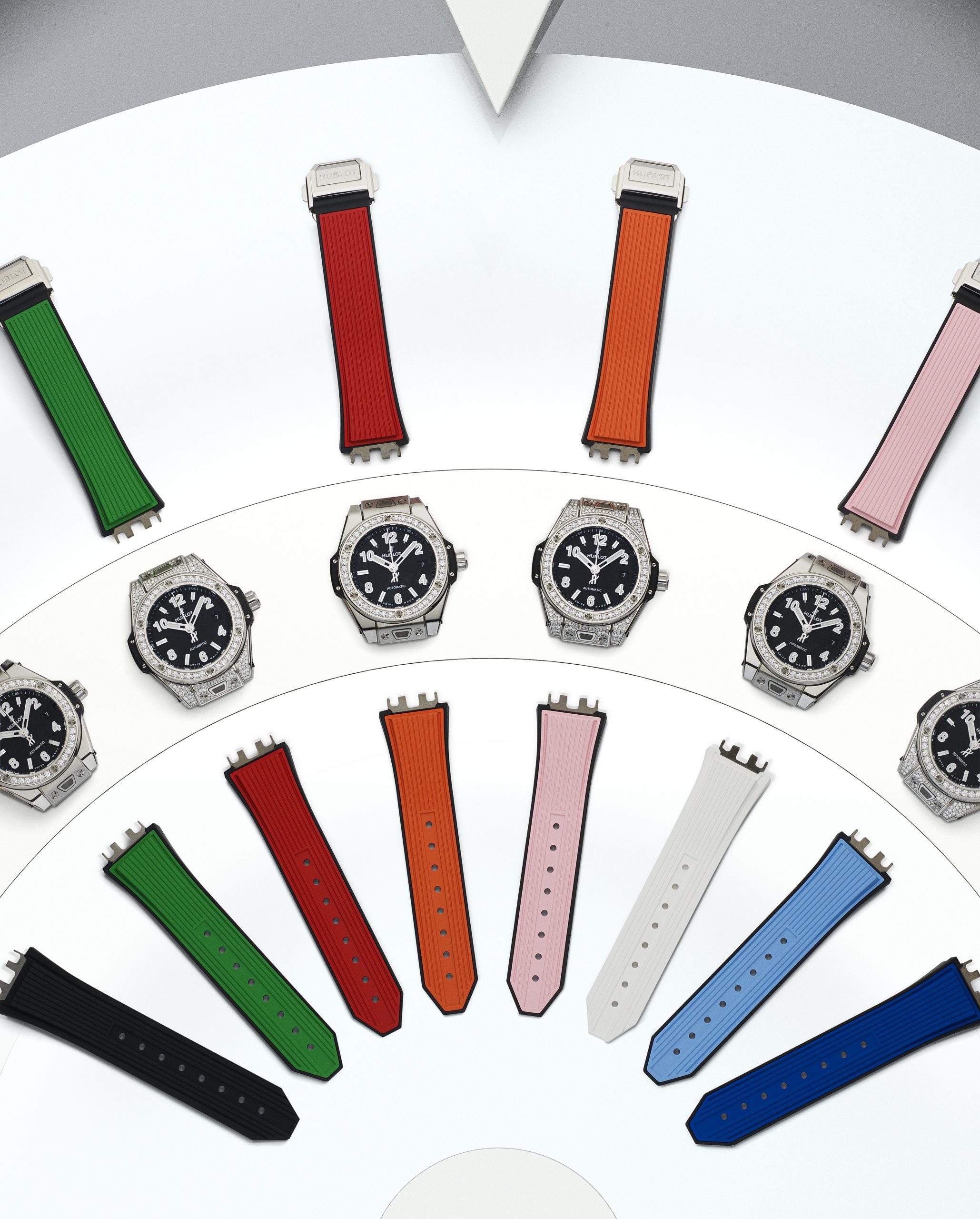 Hublot Big Bang One Click Steel White Diamond 33mm 485.SE.2010.RW.1204 Replica 8