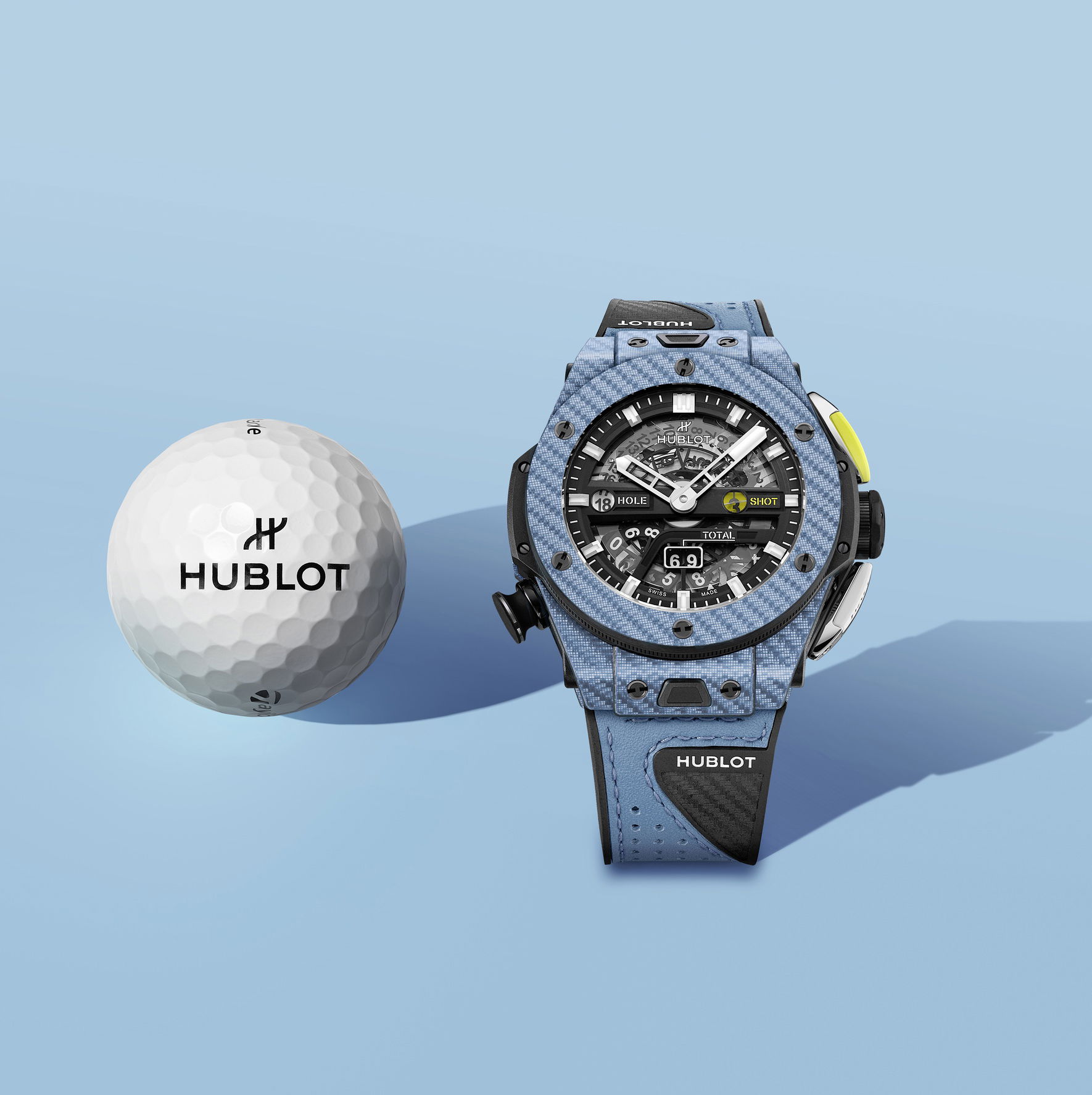 Hublot Big Bang Unico Golf Sky Blue Carbon 416.YE.1120.VR Replica 8