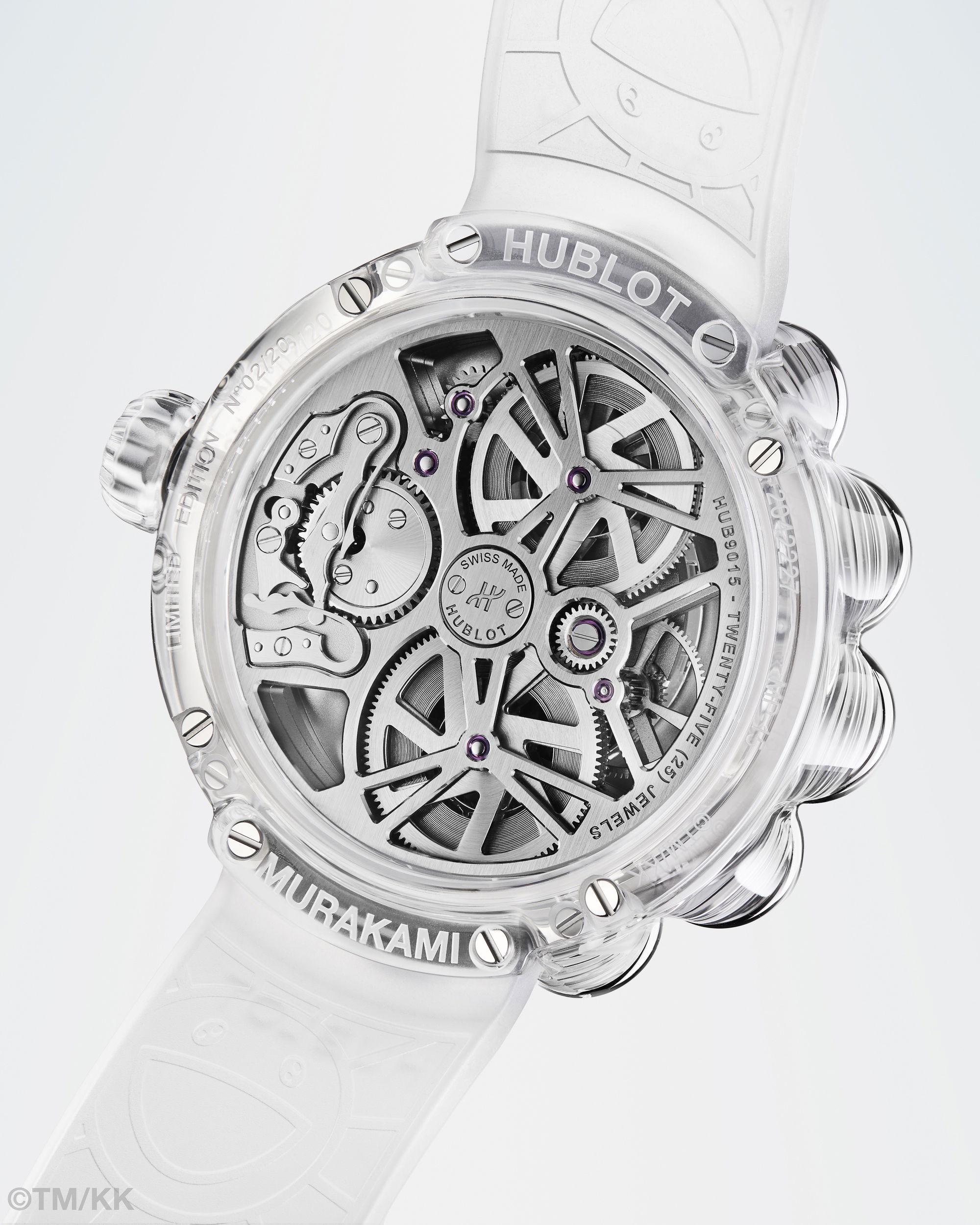 IMG_9081 Hublot MP-15 Takashi Murakami Tourbillon Sapphire Rainbow 915.JX.4802.RT.1199 Replica 8