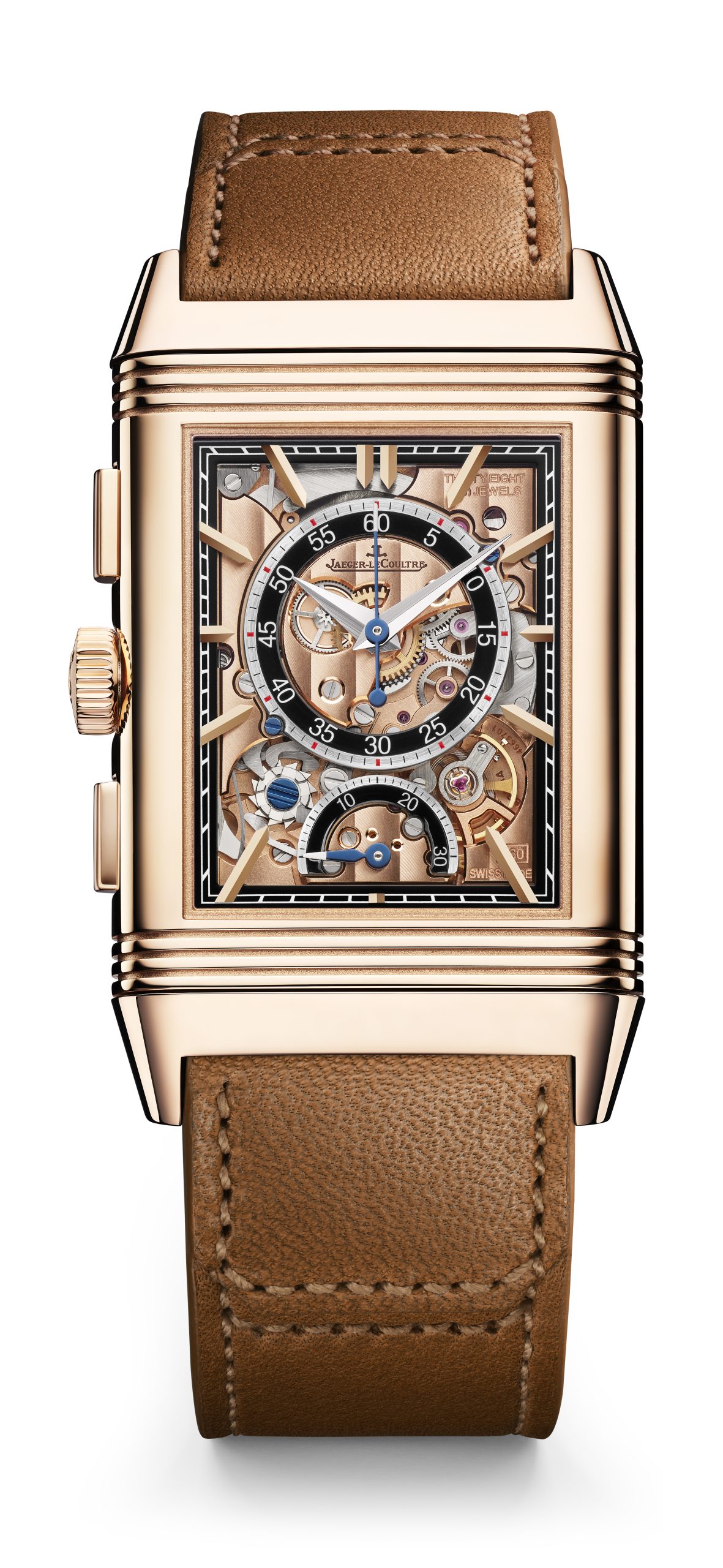 IMG_9081 Jaeger-LeCoultre Reverso Tribute Chronograph Q389256J Replica 8