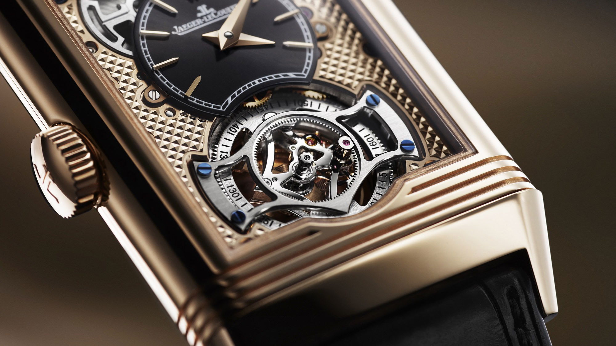 IMG_9081 Jaeger-LeCoultre Reverso Tribute Duoface Tourbillon Q392242J Replica 8