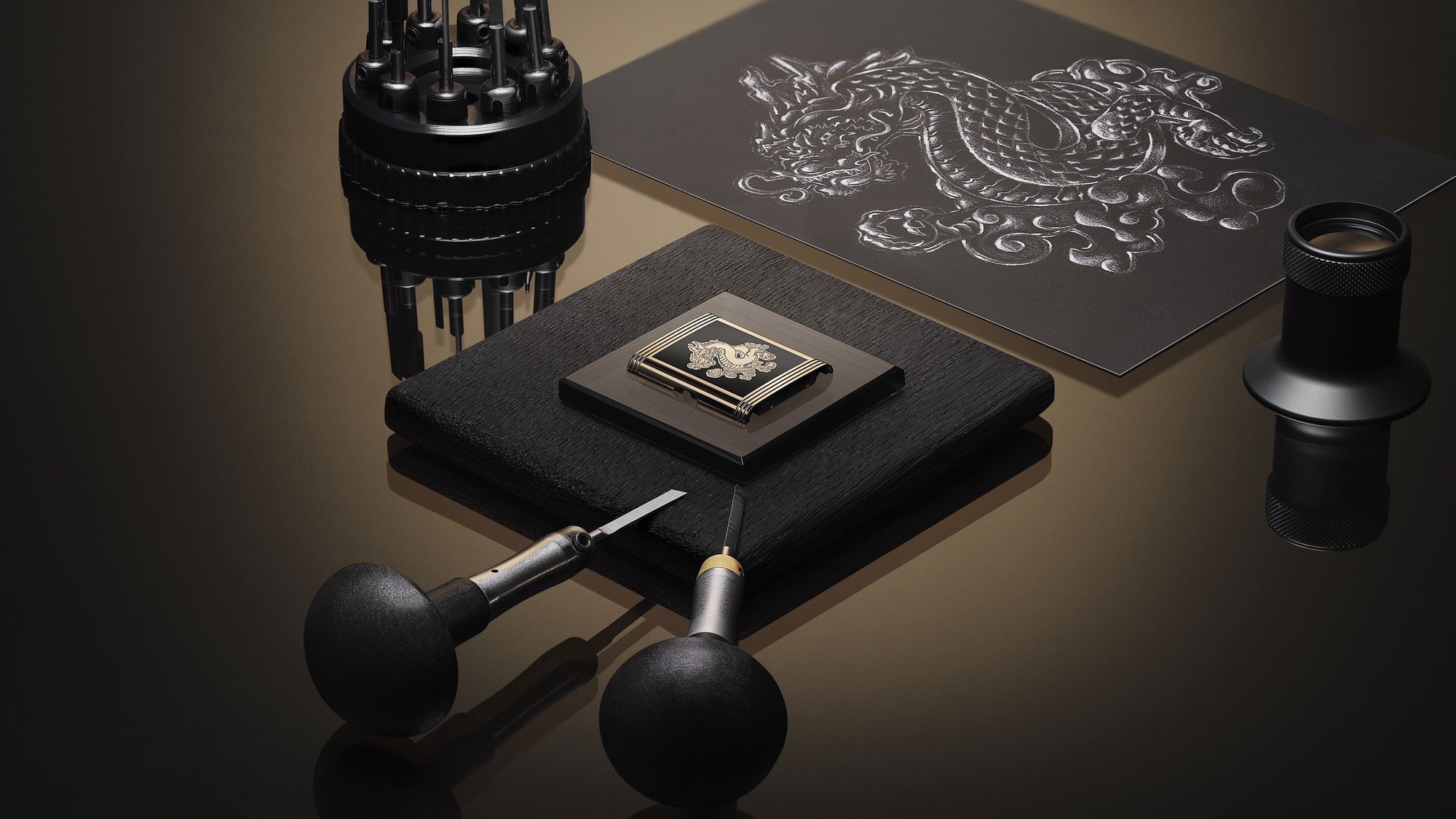 IMG_9081 Jaeger-LeCoultre Reverso Tribute Enamel “Dragon” Q39324D1 Replica 8