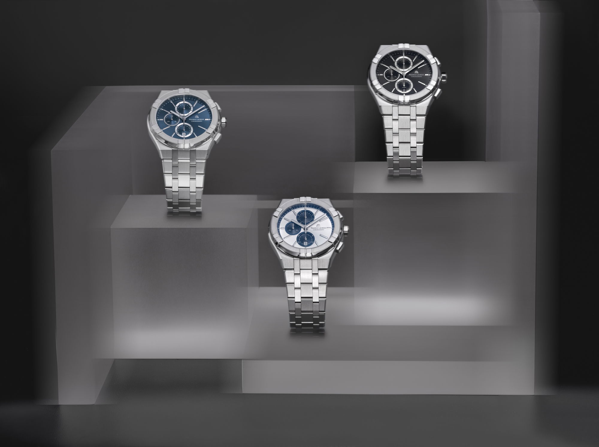 Maurice Lacroix Aikon Quartz Chronograph 42 AI1118-SS002-330-1 Replica 8