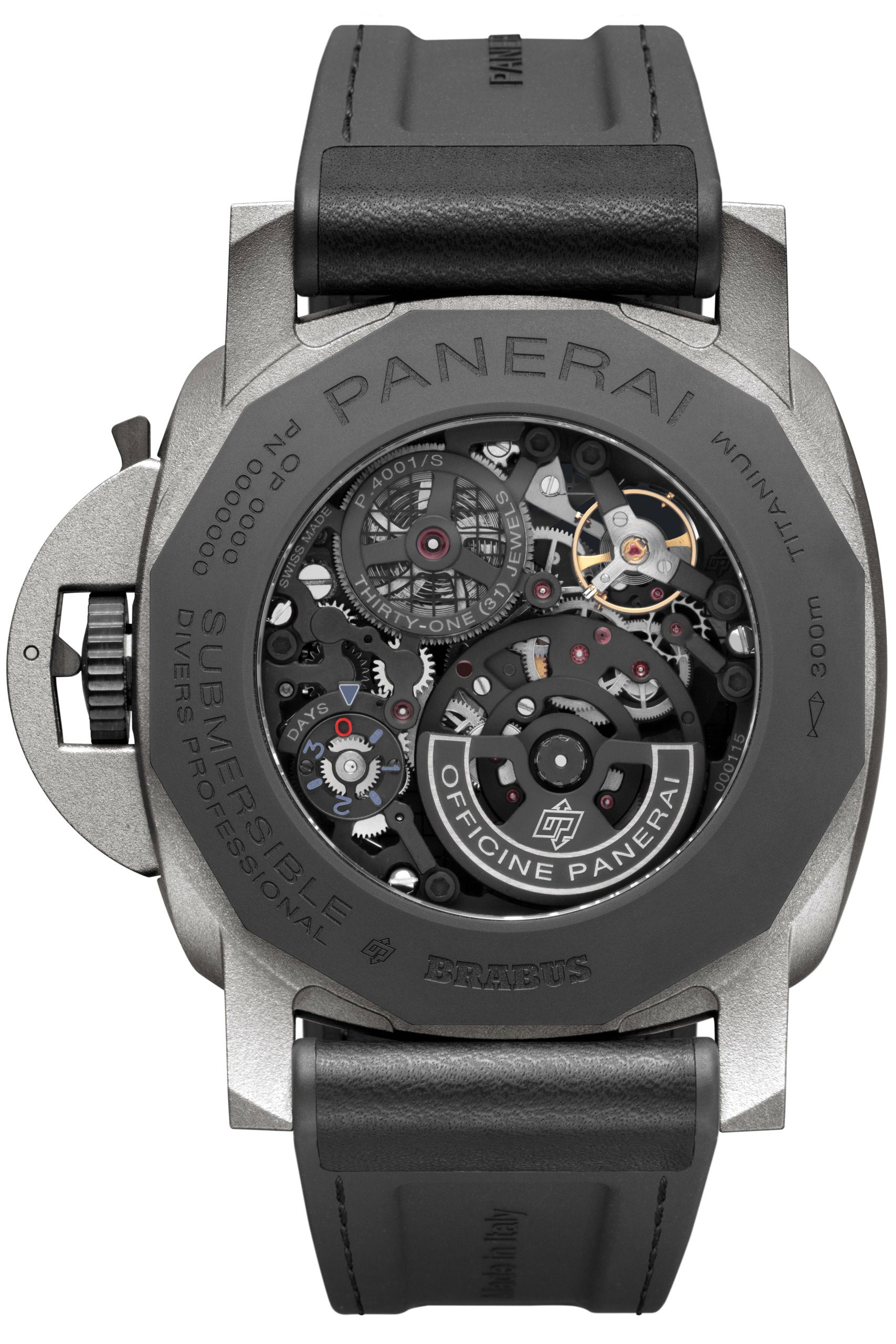 Panerai Submersible S BRABUS Blue Shadow Edition PAM01241 Replica 8