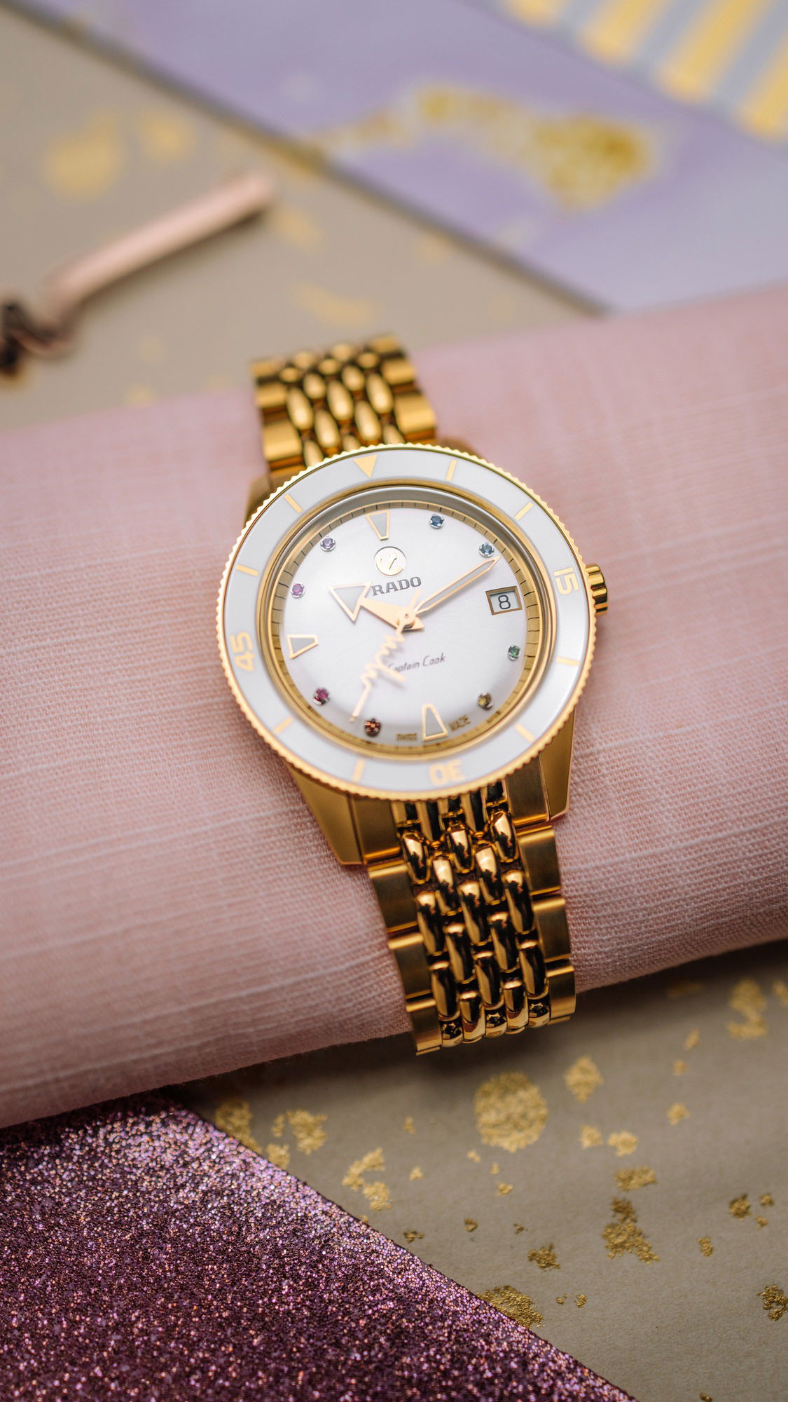 Rado Captain Cook X Marina Hoermansender Heartbeat R32117708 Replica 8