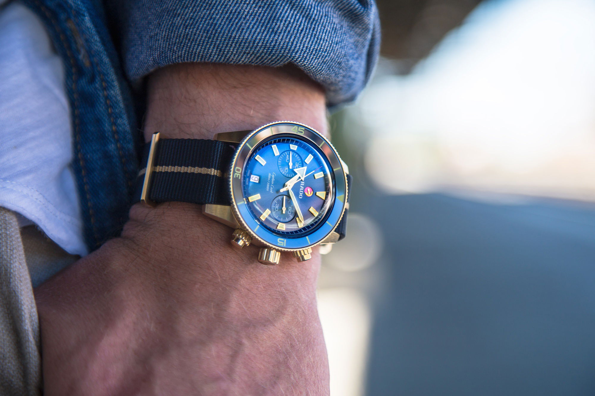 IMG_9081 Rado Captain Cook Automatic Chronograph R32146208 Replica 8