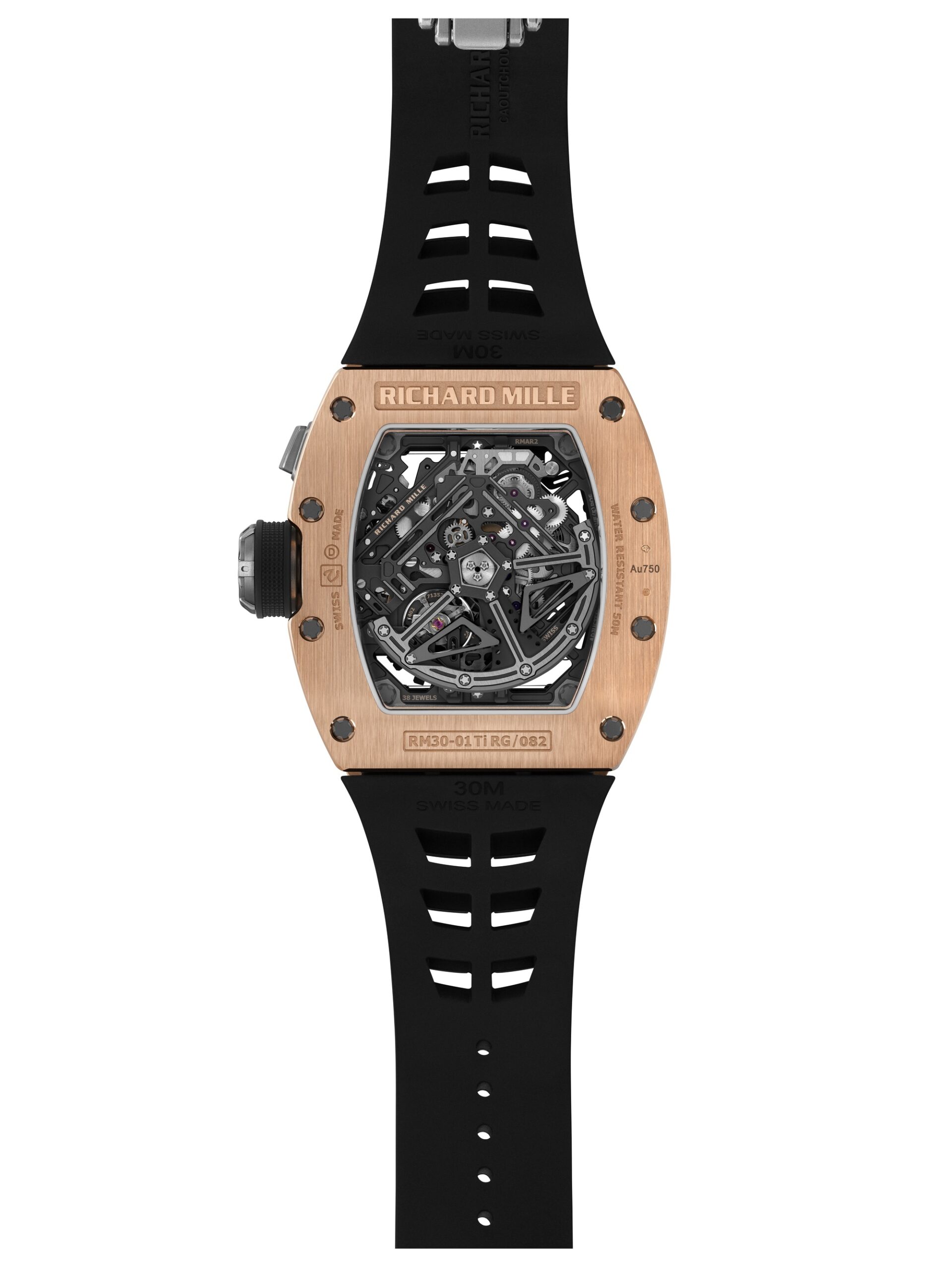 IMG_9081 Richard Mille RM 30-01 Automatic Winding with Declutchable Rotor Red Gold rm-30-01 Replica 8