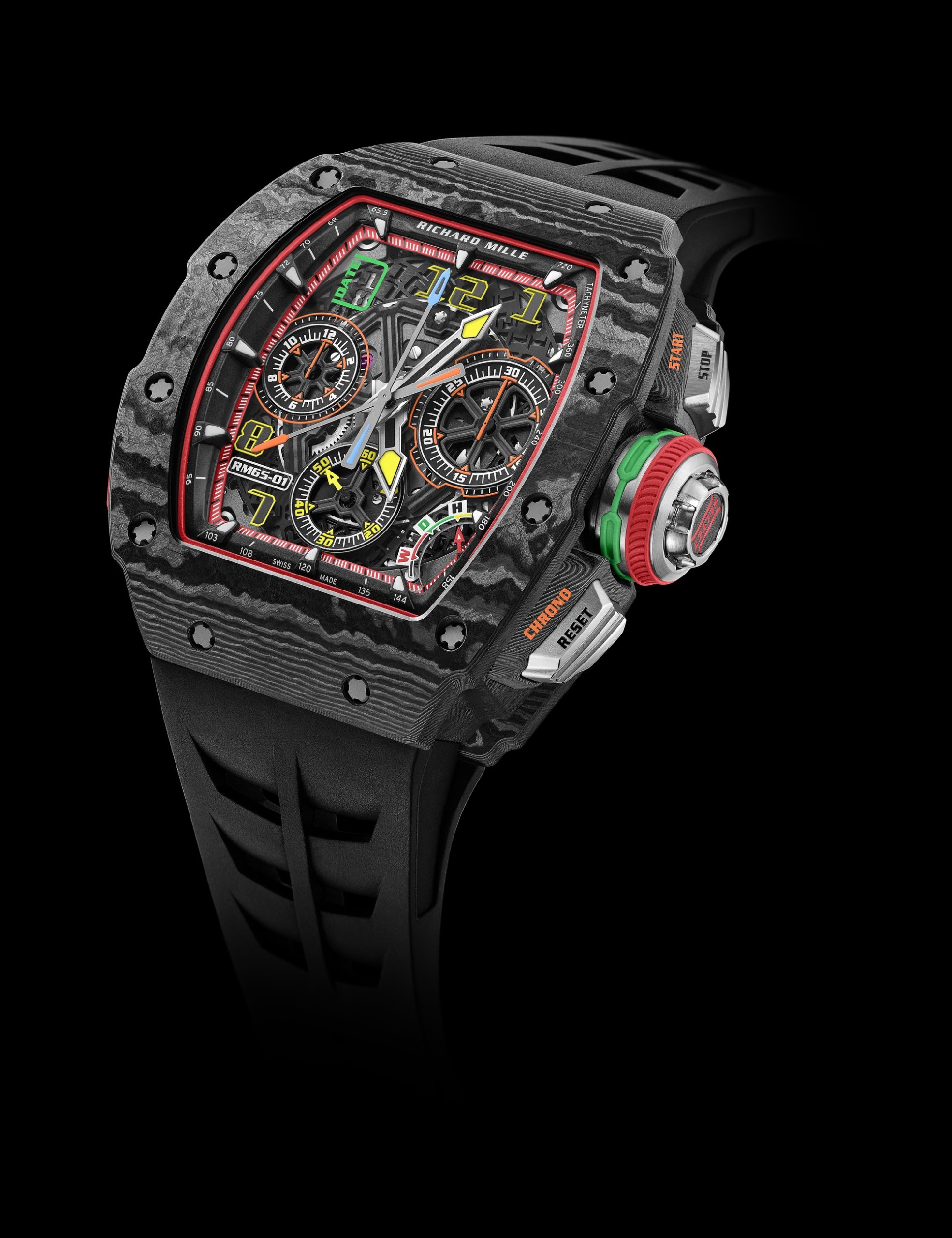 IMG_9081 Richard Mille RM 65-01 Automatic Split-Seconds Chronograph Carbon TPT? rm-65-01 Replica 8