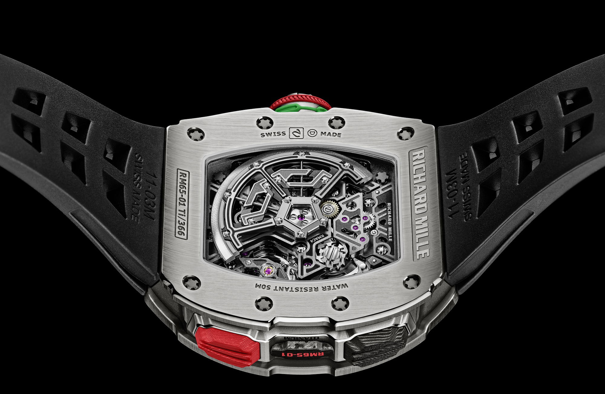 IMG_9081 Richard Mille RM 65-01 Automatic Split-Seconds Chronograph Titanium rm-65-01 Replica 8