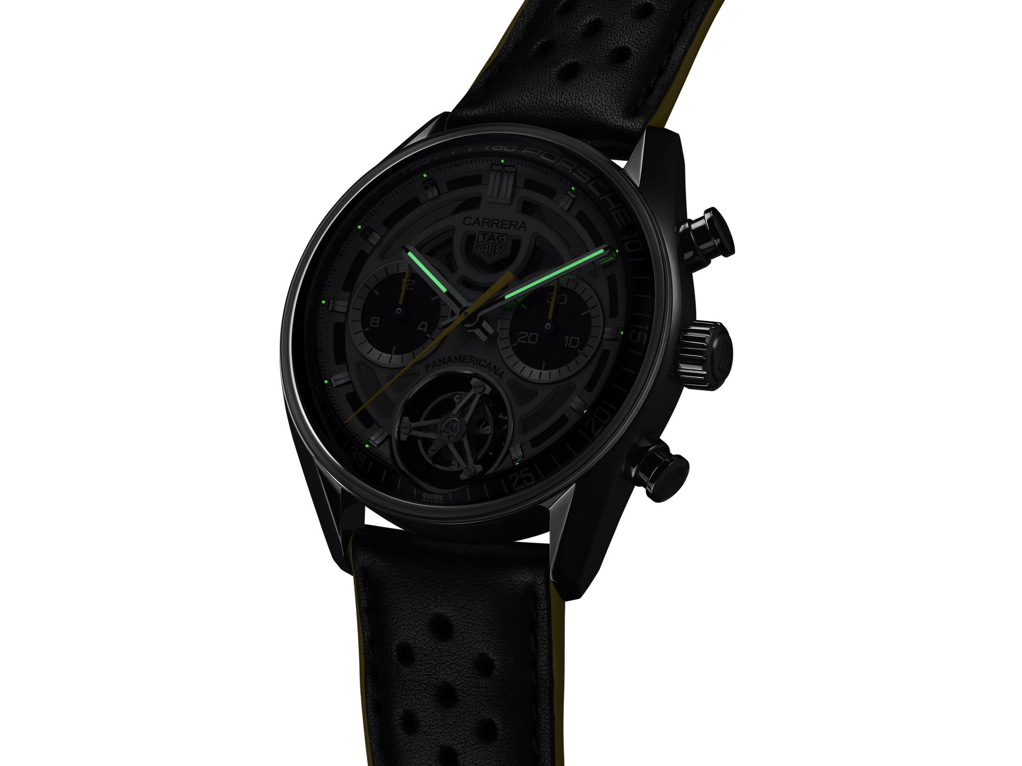 TAG Heuer Carrera Chronograph Tourbillon x Porsche Panamericana CBS5012.FC6571 Replica 8
