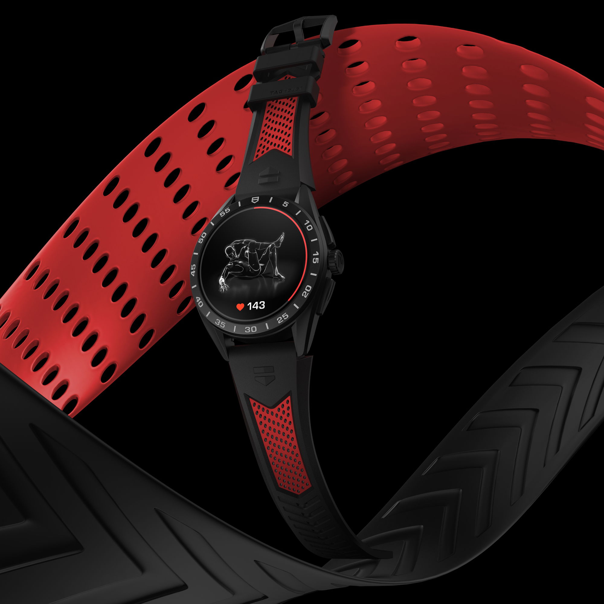 IMG_9081 TAG Heuer Connected Calibre E4 – Sports Edition SBR8A80.EB0259 Replica 8