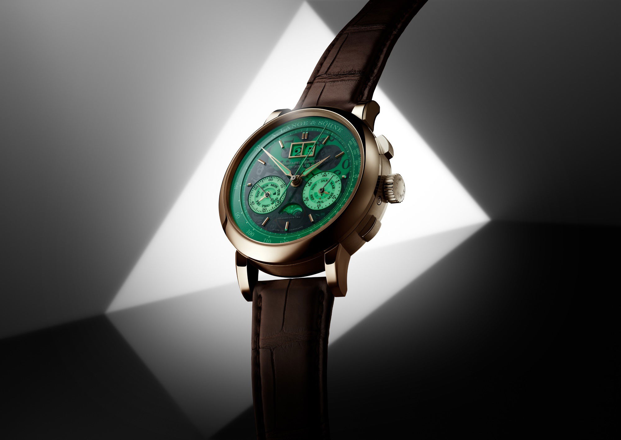 IMG_9081 A.Lange & Sohne Datograph Perpetual Tourbillon Honeygold “Lumen” 740.055FE Replica 8