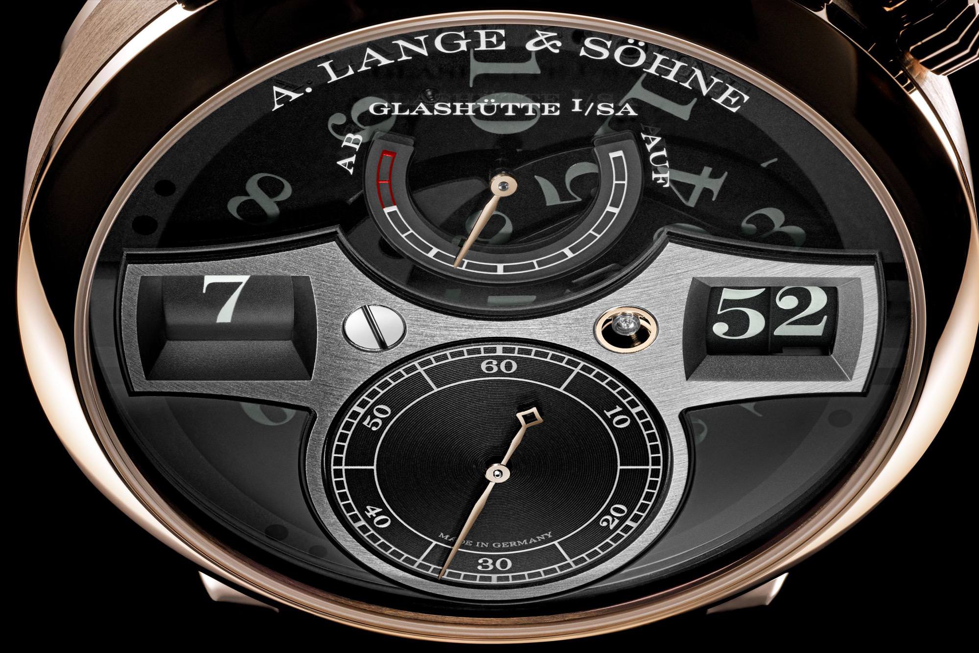 A.Lange & Sohne Zeitwerk Honey Gold “Lumen” 142.055 Replica 8