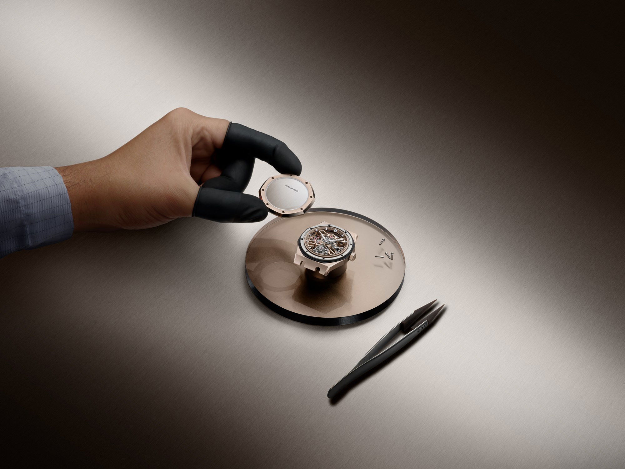 Audemars Piguet Royal Oak Selfwinding Flying Tourbillon Openworked 26735SG.OO.1320SG.01 Replica 8