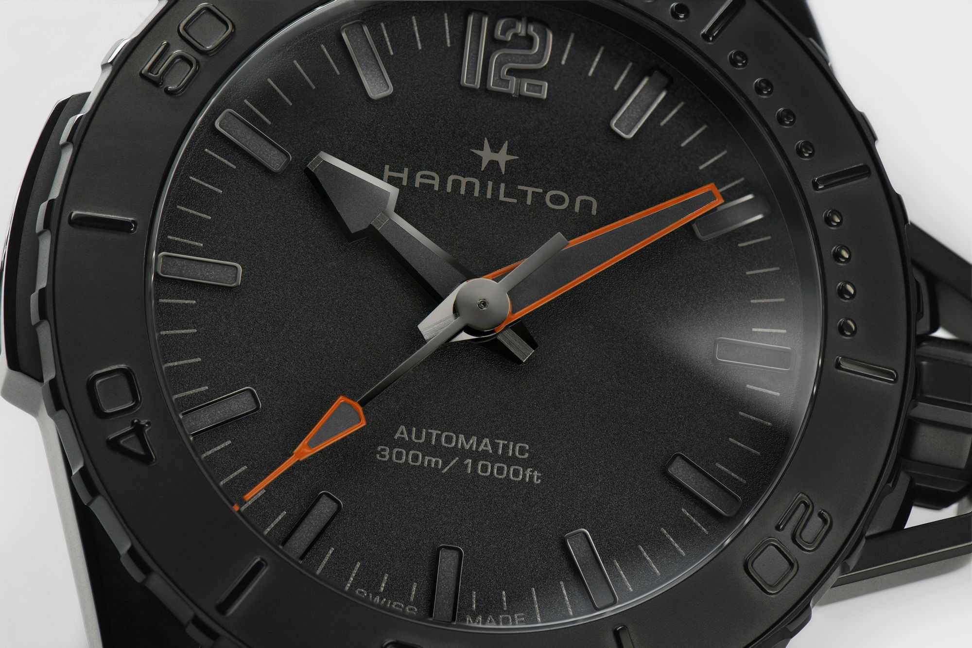 Hamilton Khaki Navy Frogman Auto 46mm H77845330 Replica 8