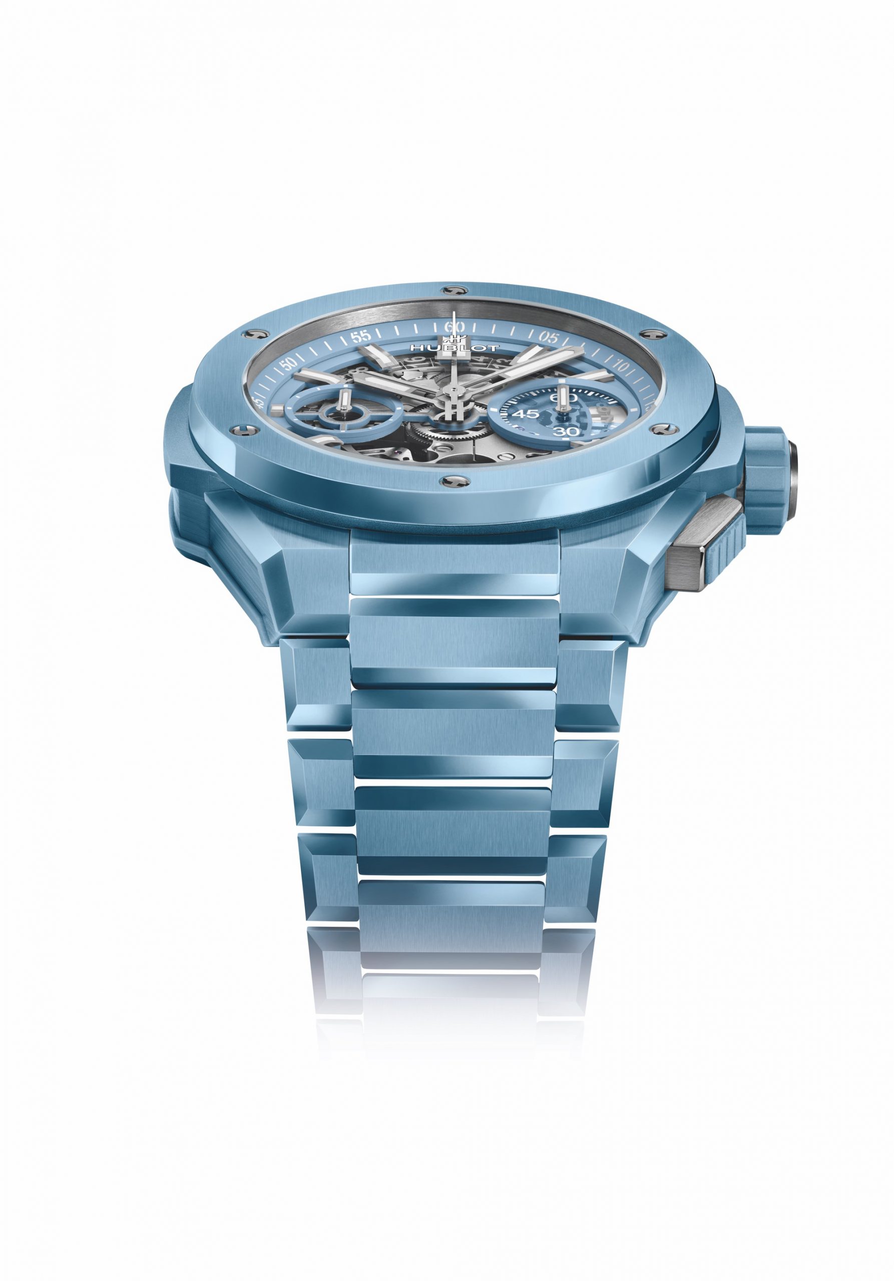 IMG_9081 Hublot Big Bang Integral Sky Blue Ceramic 451.EX.5129.EX Replica 8