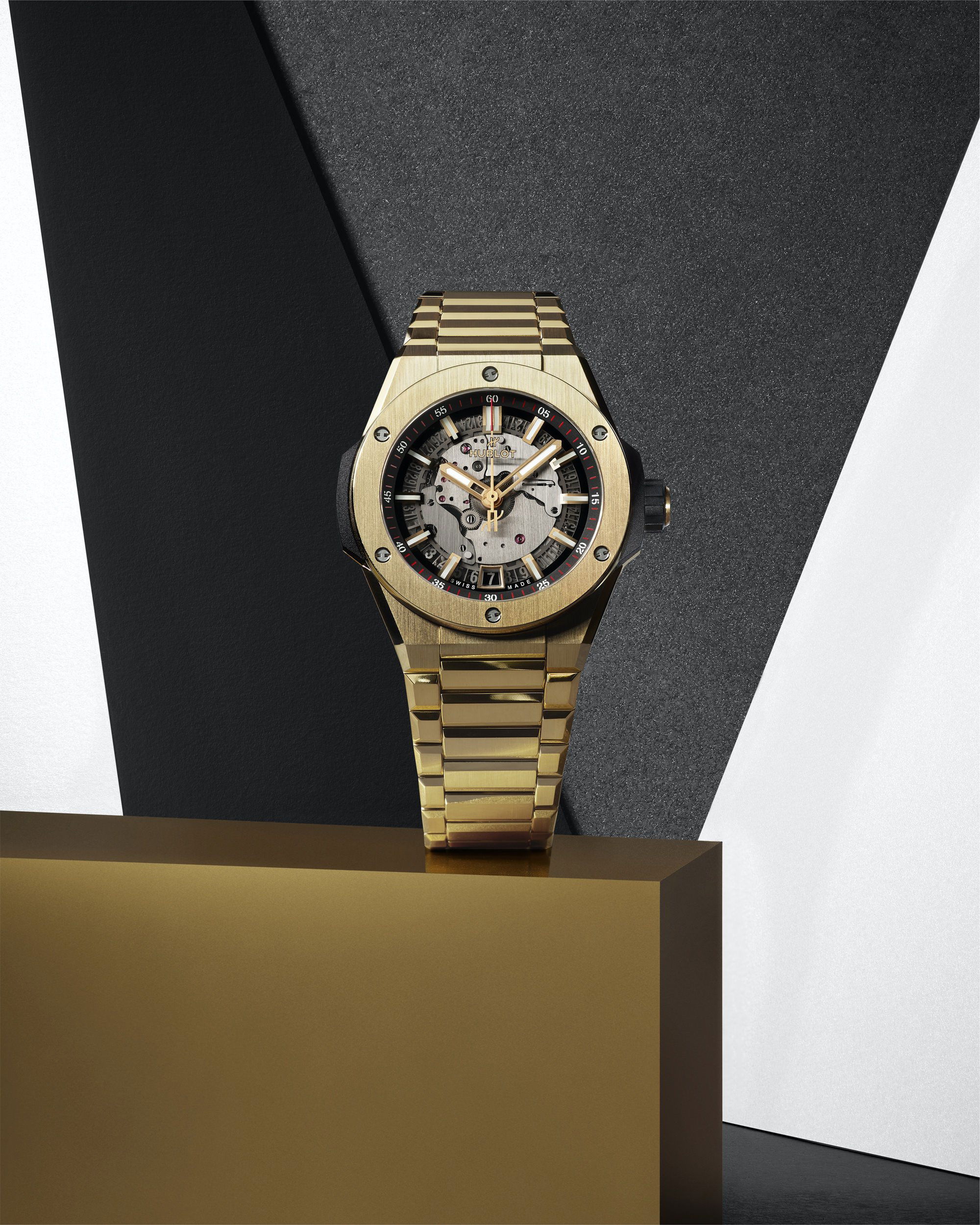Hublot Big Bang Integral Time Only Yellow Gold 456.VX.0130.VX Replica 8