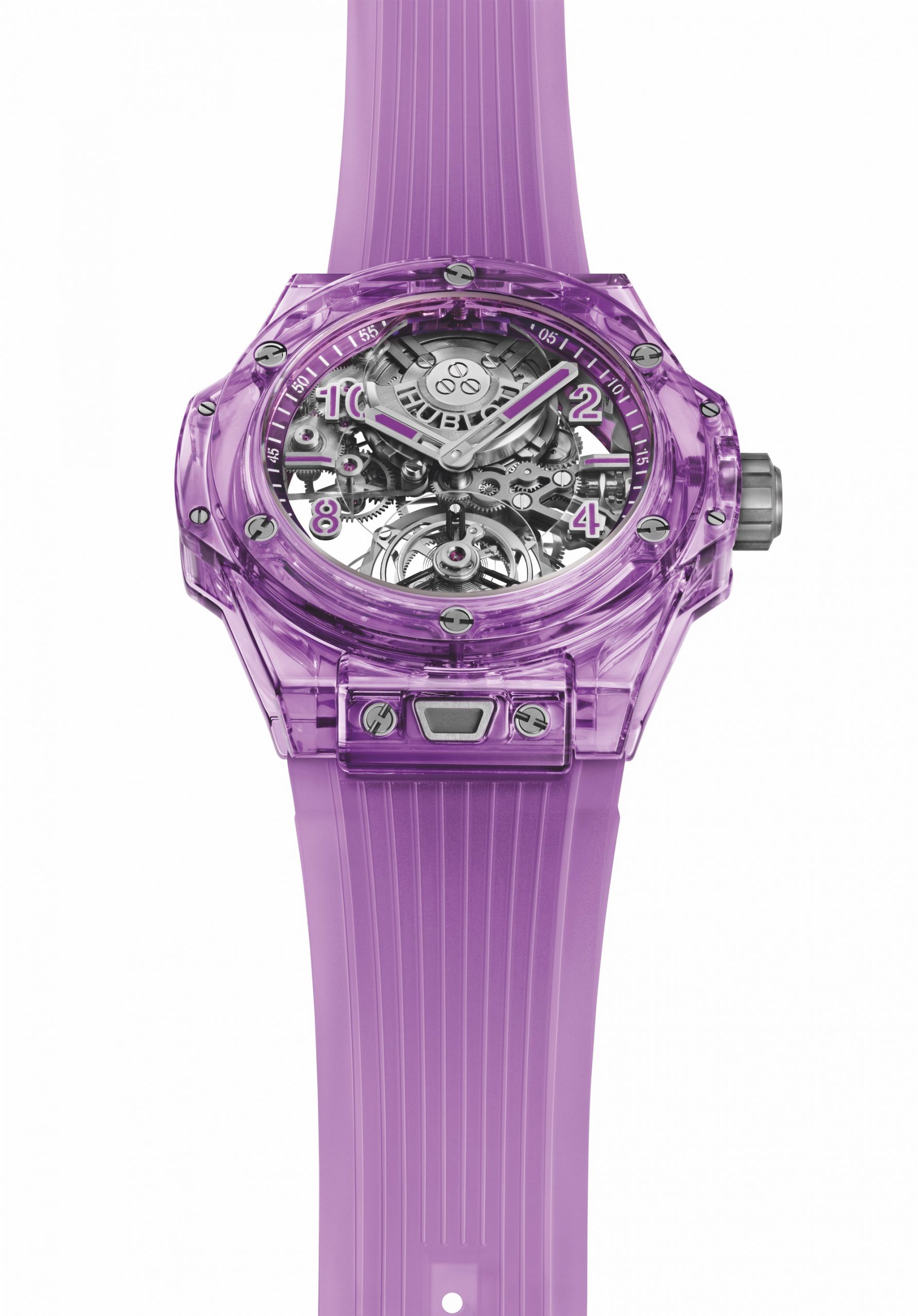 Hublot Big Bang Tourbillon Automatic Purple Sapphire 429.JM.0120.RT Replica 8