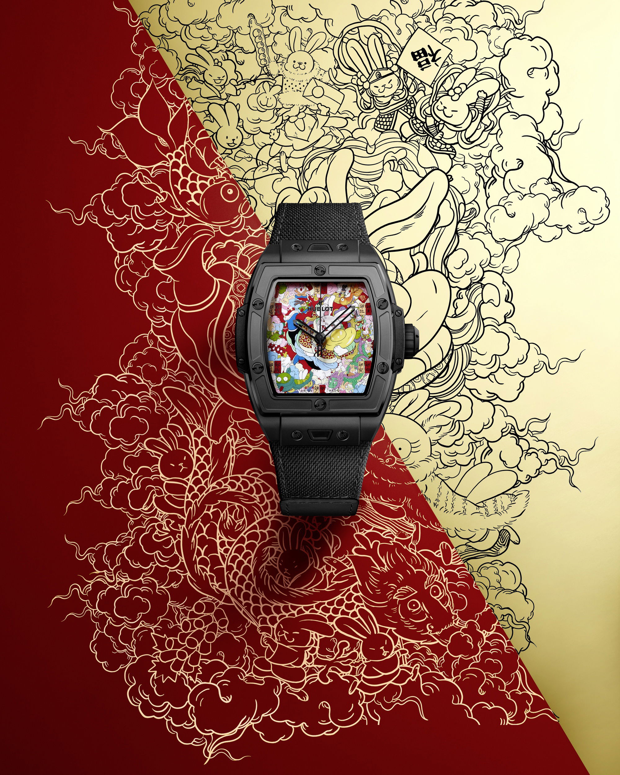 IMG_9081 Hublot Spirit of Big Bang Ceramic Rabbit 646.CI.0610.NR.WNA23 Replica 8