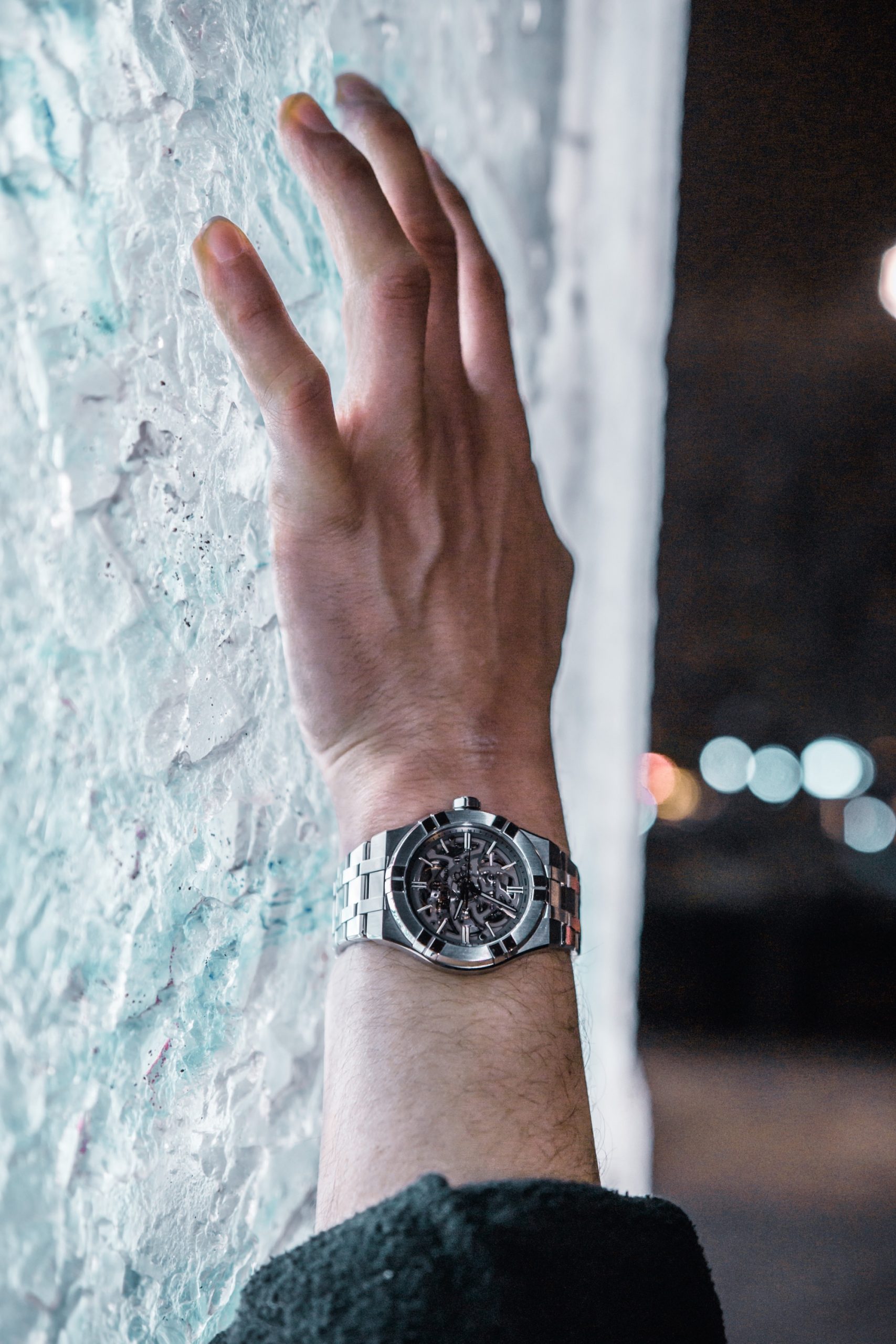 IMG_9081 Maurice Lacroix Aikon Automatic Skeleton 39 AI6007-SS002-030-1 Replica 8