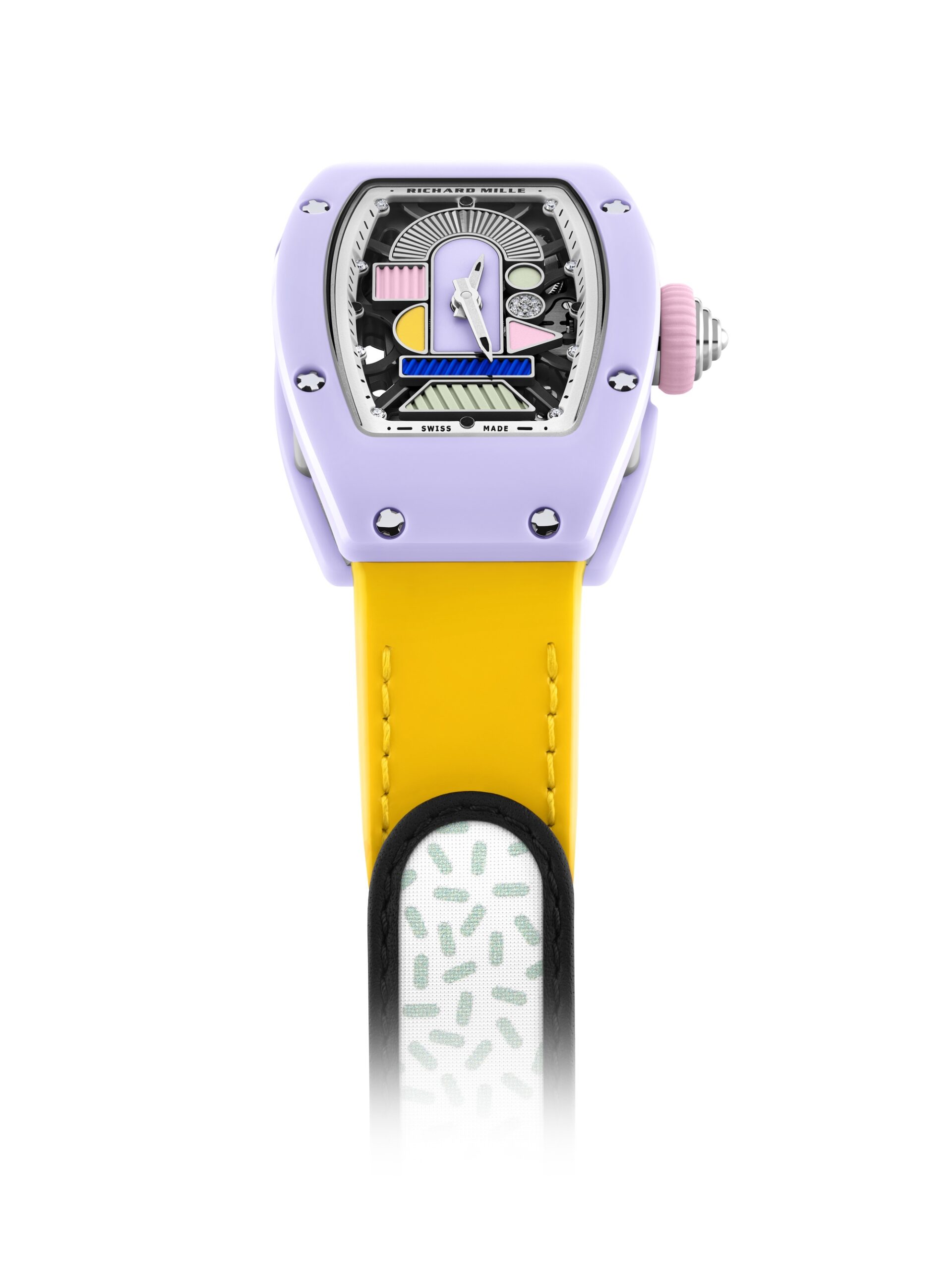 Richard Mille RM 07-01 Automatic Winding Coloured Ceramics Lavender rm-07-01 Replica 8