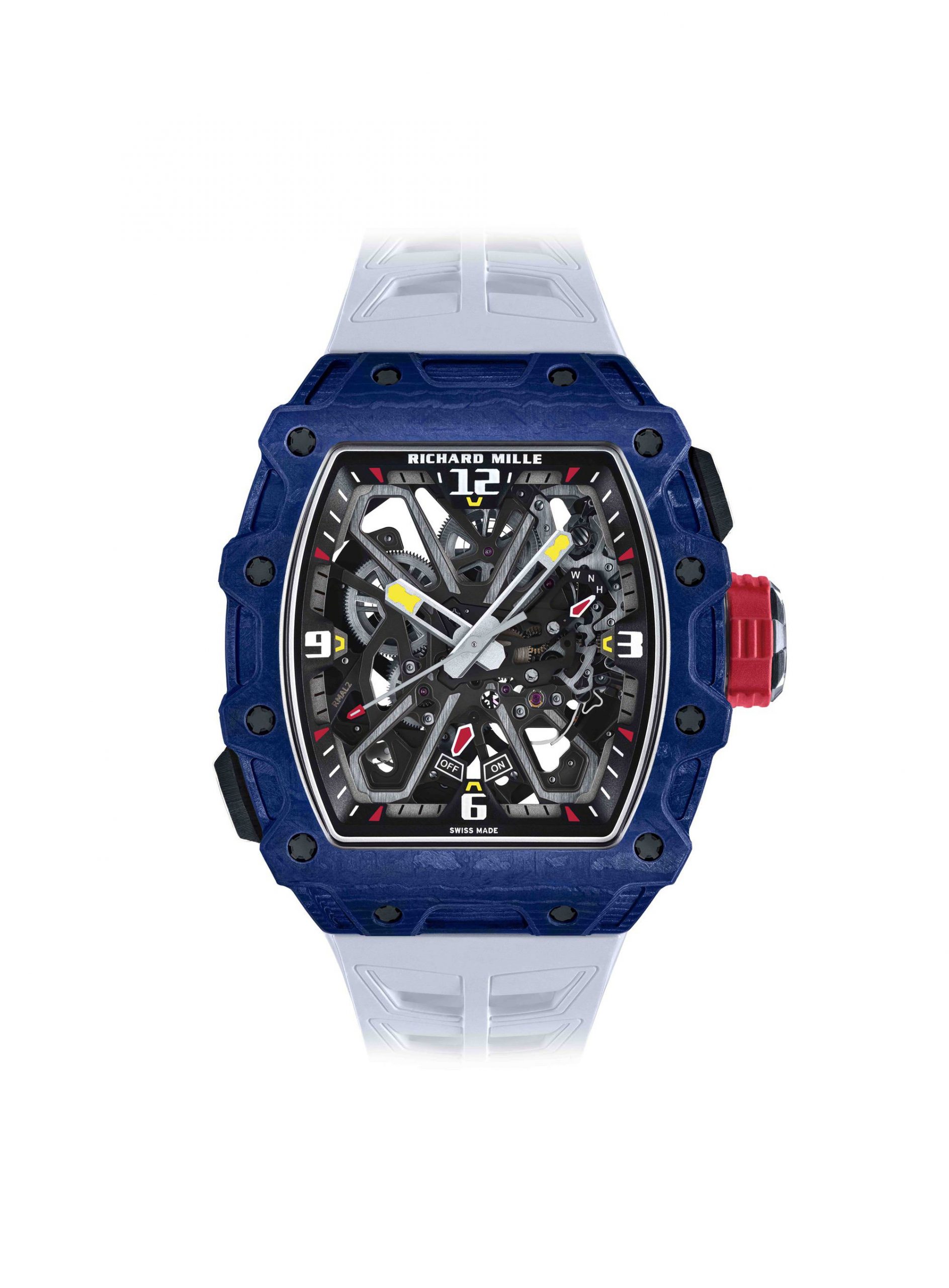 IMG_9081 Richard Mille RM 35-03 Automatic Winding Rafael Nadal Blue Quartz TPT rm-35-03 Replica 8