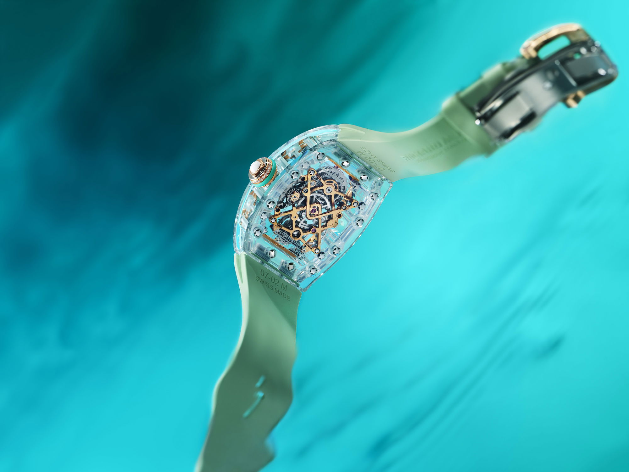 IMG_9081 Richard Mille RM 75-01 Flying Tourbillon Sapphire rm-75-01 Replica 8