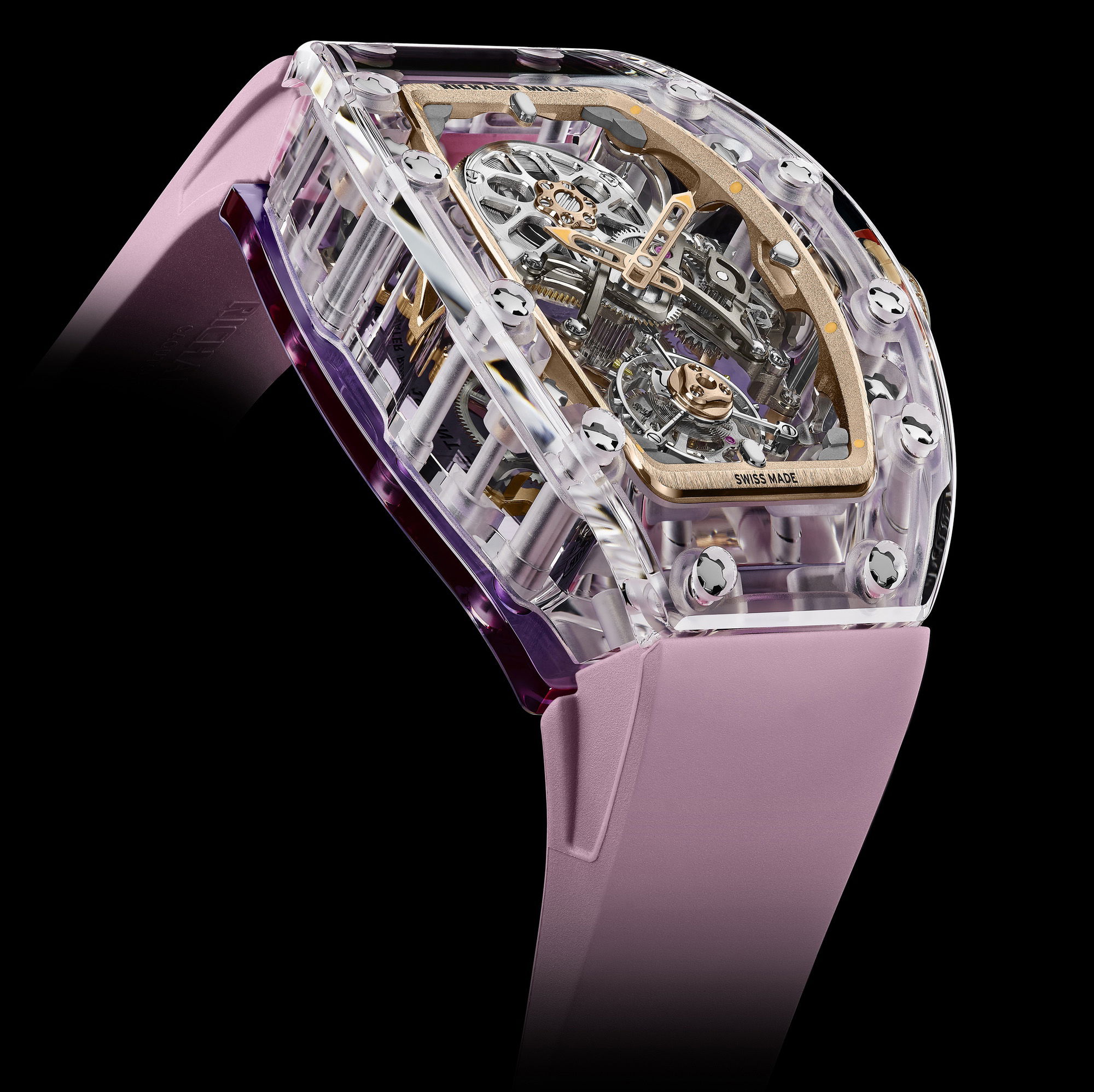 IMG_9081 Richard Mille RM 75-01 Flying Tourbillon Sapphire Pink rm-75-01 Replica 8