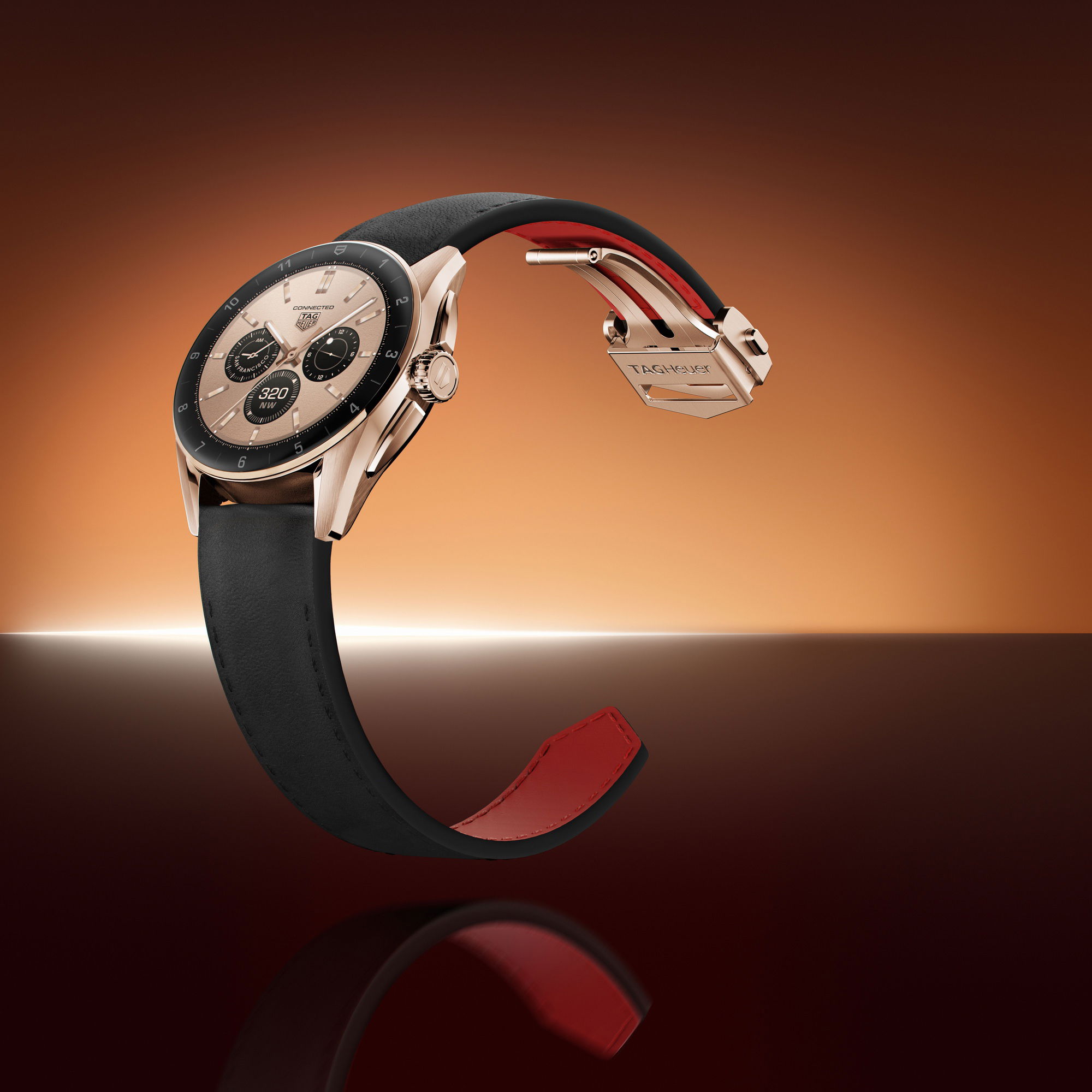 IMG_9081 TAG Heuer Connected Golden Bright Edition SBR8011.BC6652 Replica 8