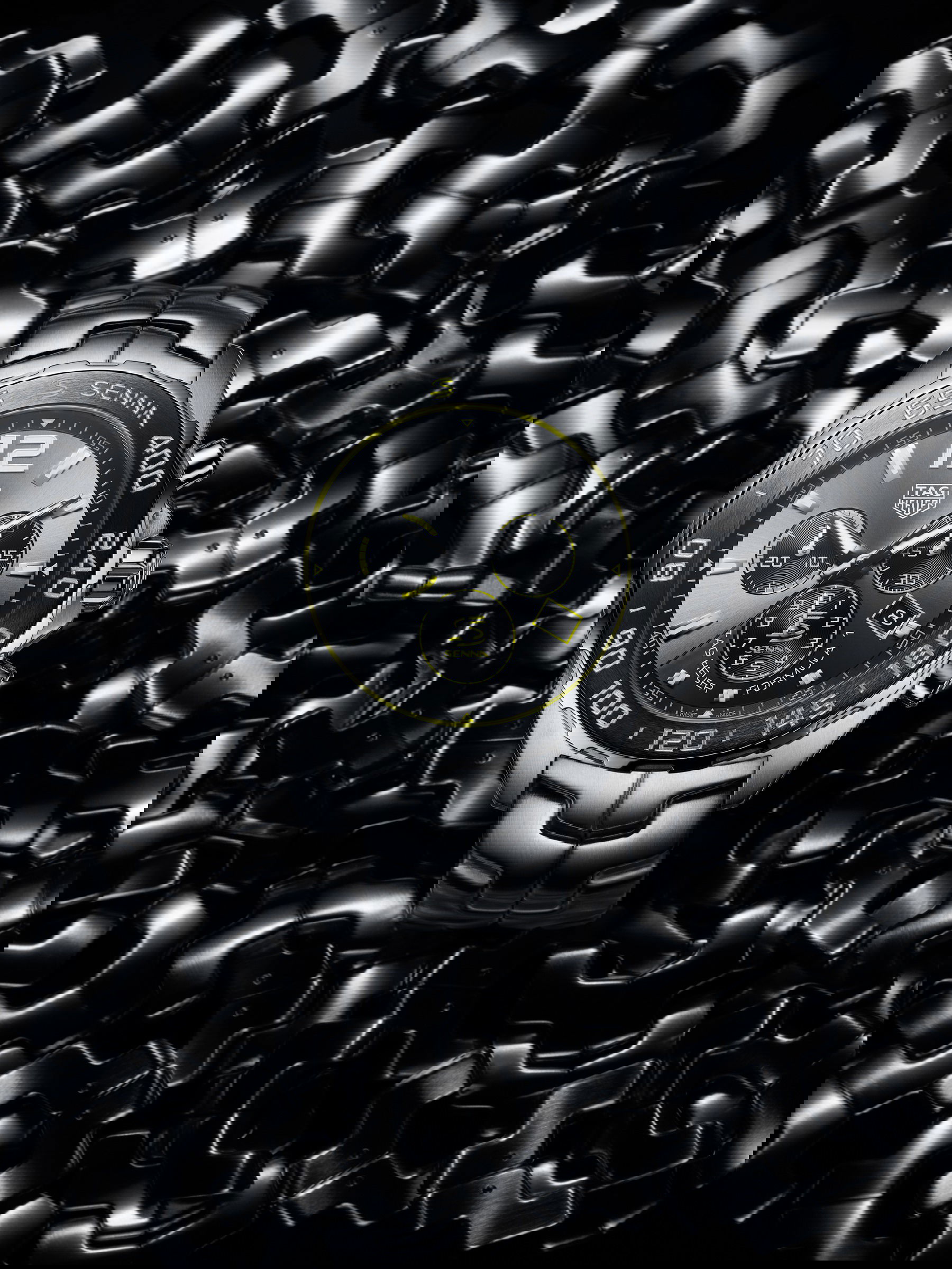 TAG Heuer Formula 1 Quartz Chronograph Senna Special Edition CAZ101AF.BA0637 Replica 8