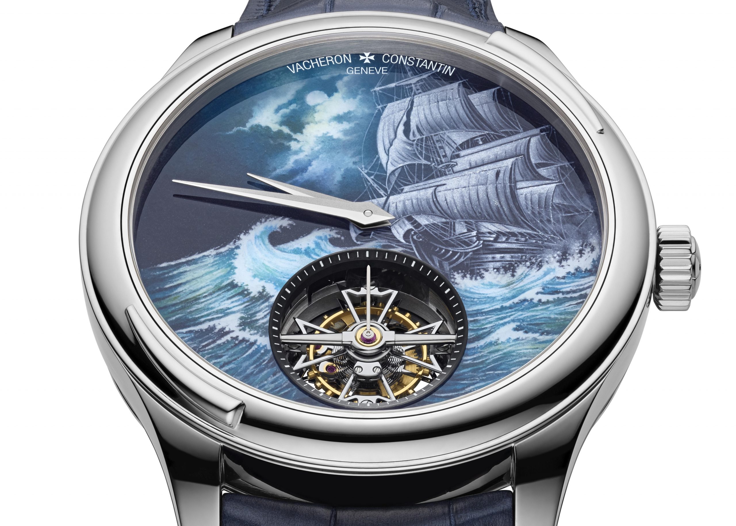 Vacheron Constantin Les Royaumes Aquatiques? Les Cabinotiers Minute Repeater Tourbillon C Flying Dutchman 6540C/000G- 034C Replica 8