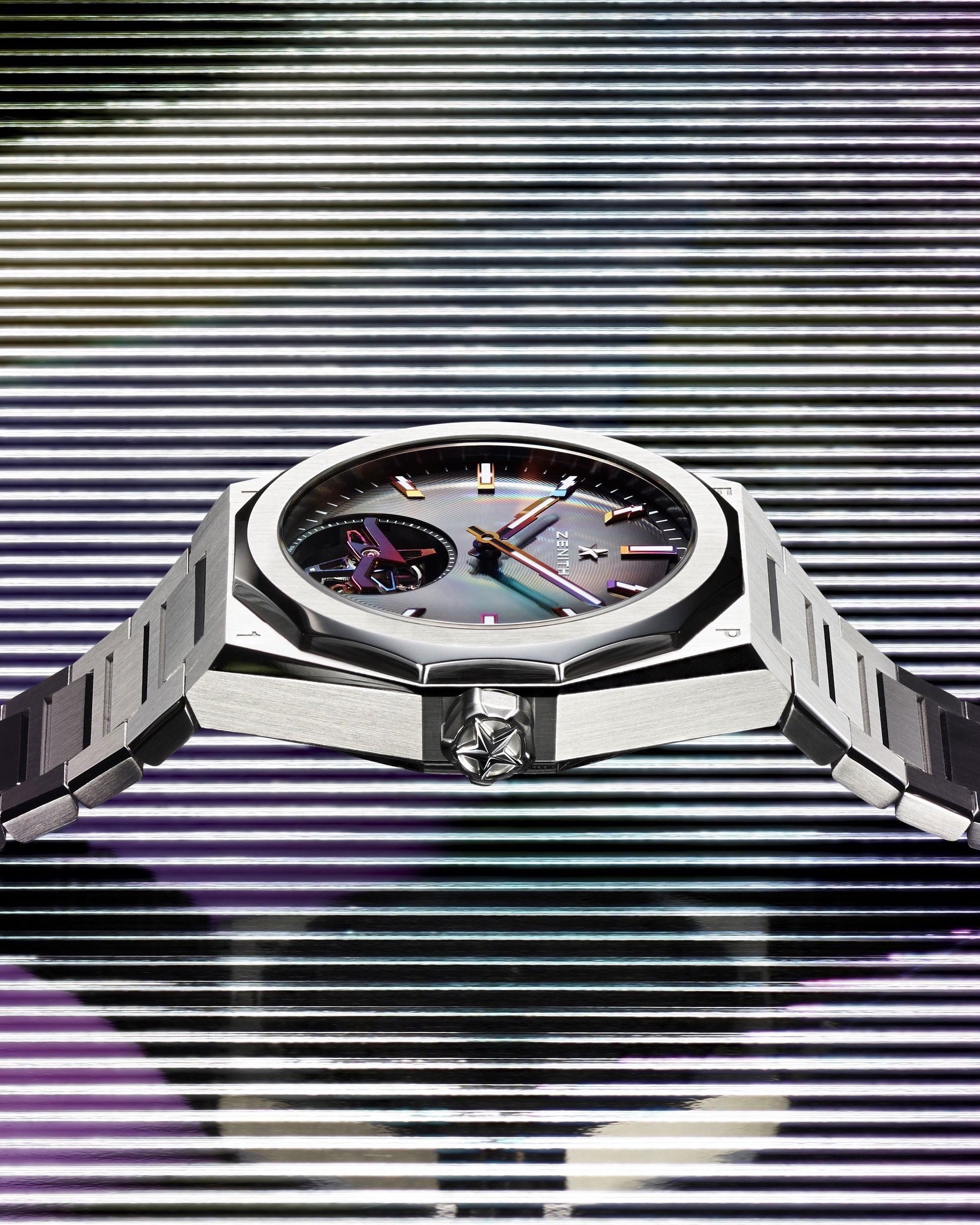 IMG_9081 Zenith Defy Skyline Tourbillon 41 Felipe Pantone Edition 03.9301.3630/49.I001 Replica 8