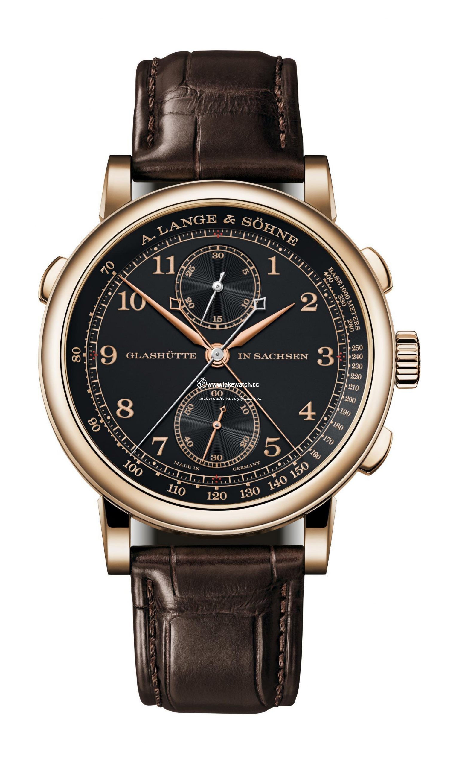 A.Lange & Sohne 1815 Rattrapante Honeygold Homage to F. A. Lange 425.050