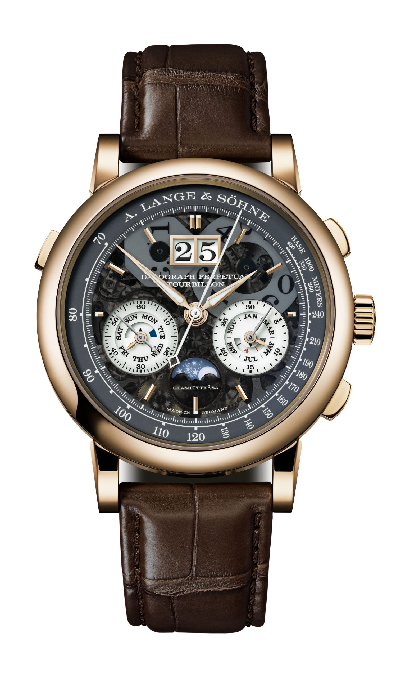 A.Lange & Sohne Datograph Perpetual Tourbillon Honeygold “Lumen” 740.055FE