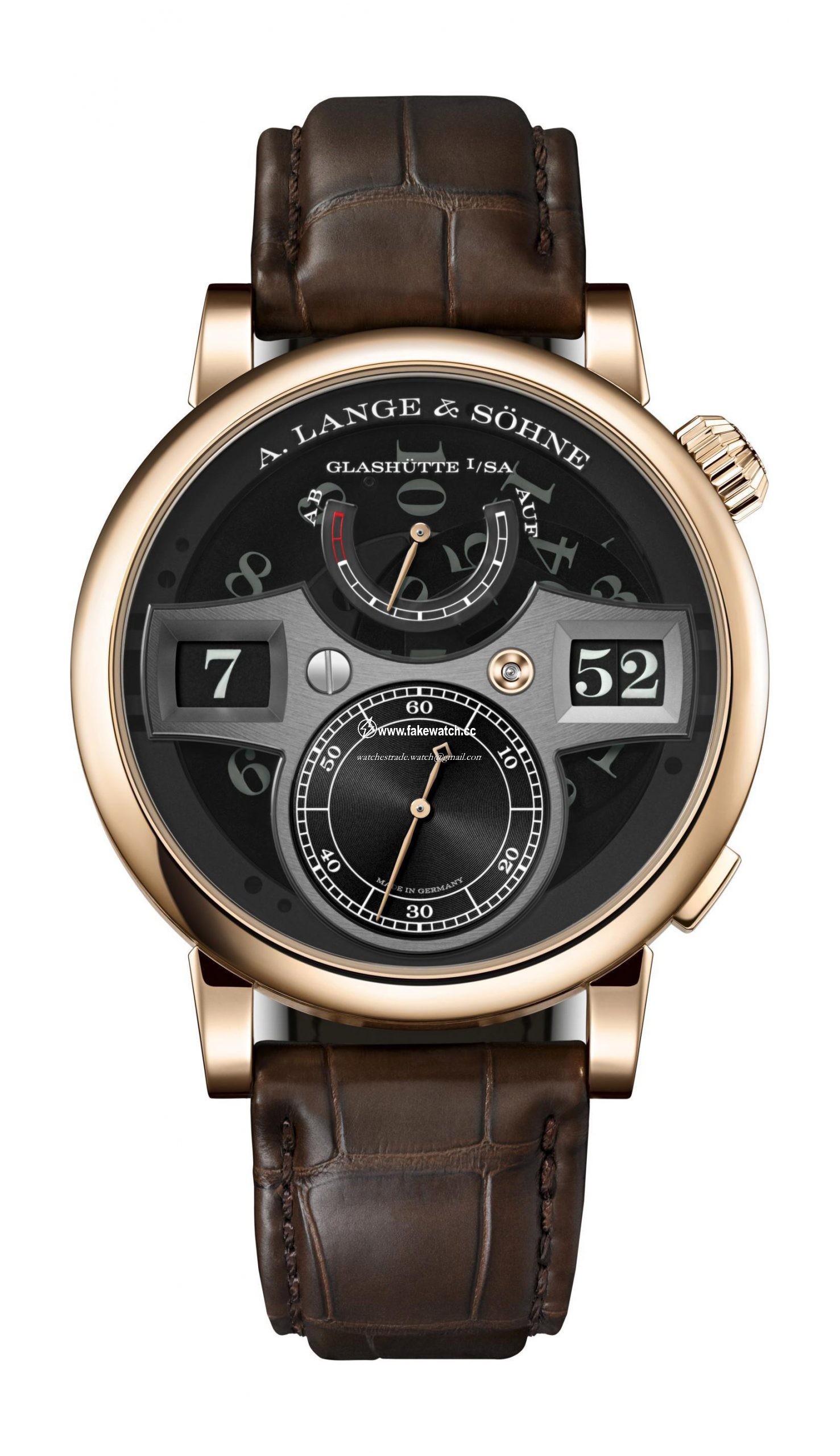 A.Lange & Sohne Zeitwerk Honey Gold “Lumen” 142.055