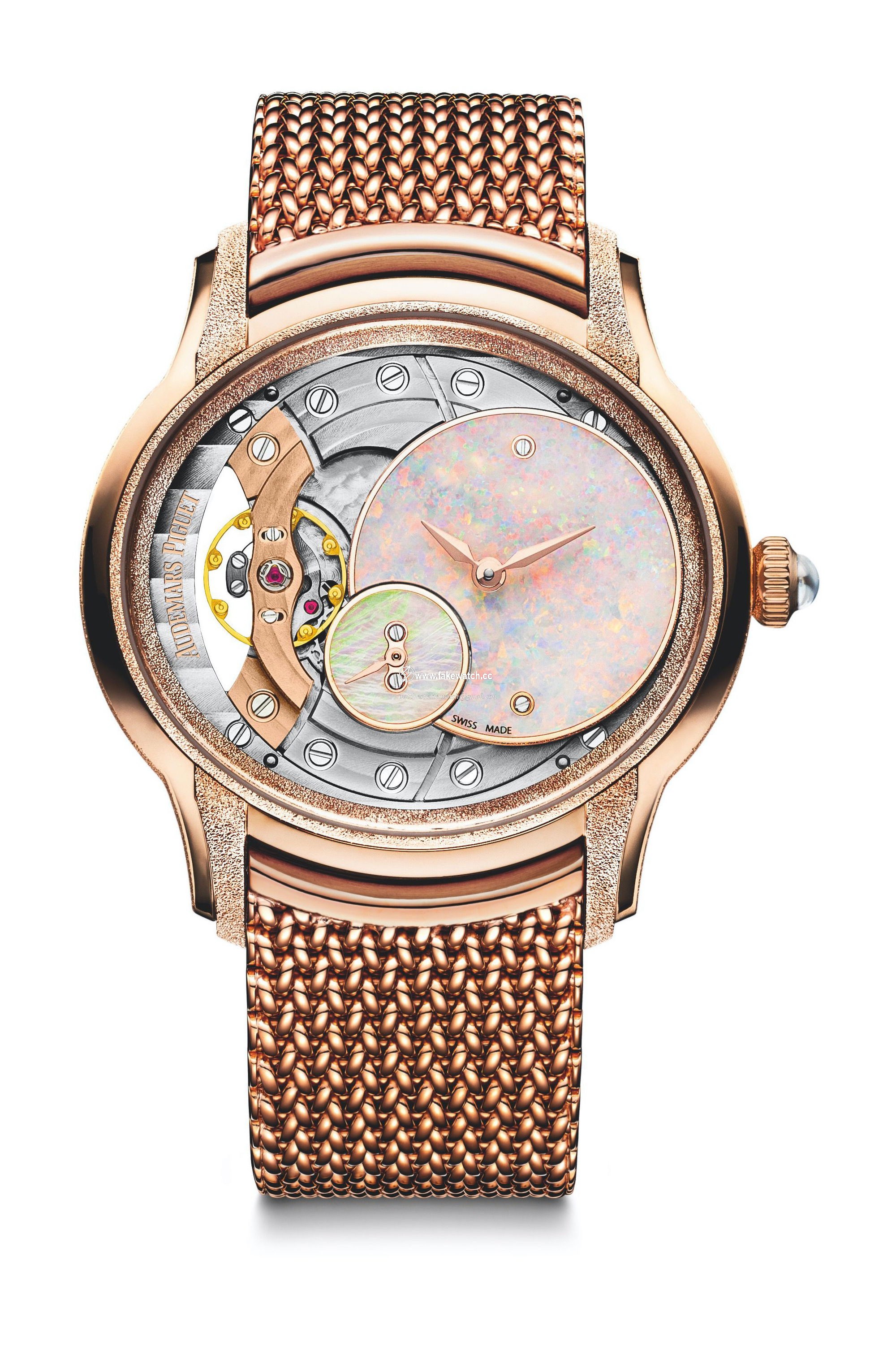 Audemars Piguet Millenary Frosted Gold Opal Dial 77244OR.GG.1272OR.01