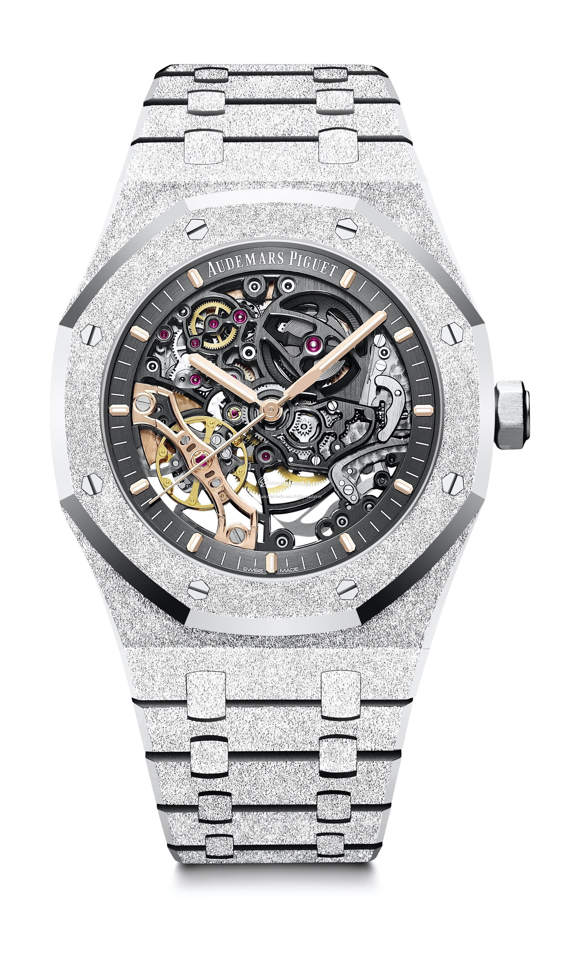 Audemars Piguet Royal Oak Frosted Gold Double Balance Wheel Openworked 15407BC.GG.1224BC.01