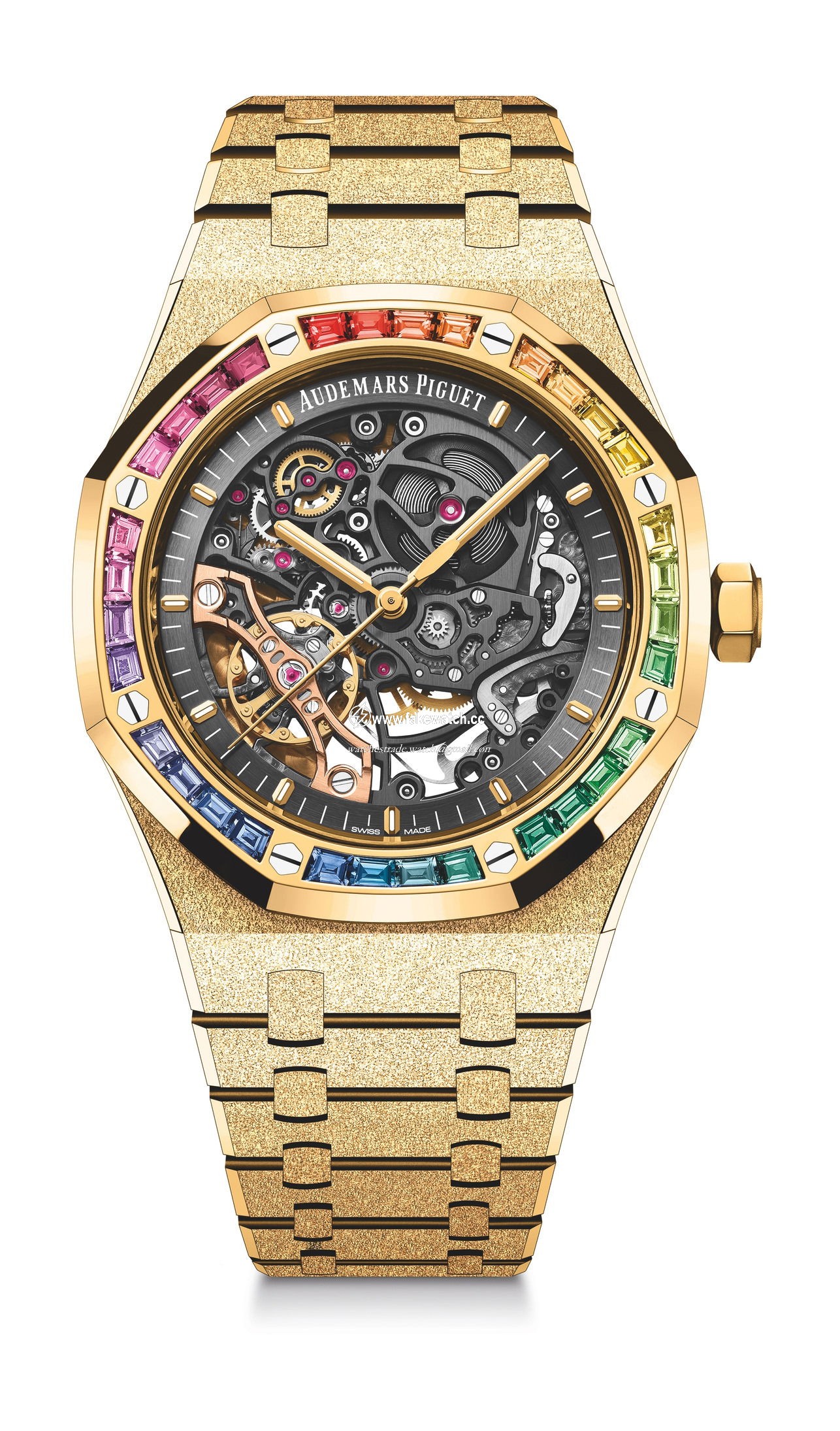 Audemars Piguet Royal Oak Frosted Gold Double Balance Wheel Openworked 15412BA.YG.1224BA.01-B