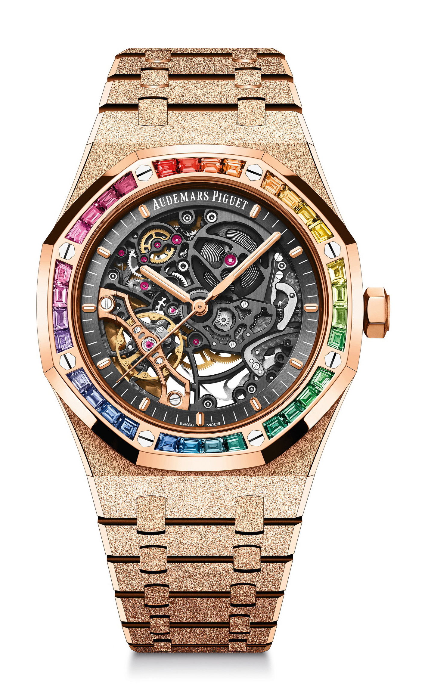 Audemars Piguet Royal Oak Frosted Gold Double Balance Wheel Openworked 15412OR.YG.1224OR.01-B