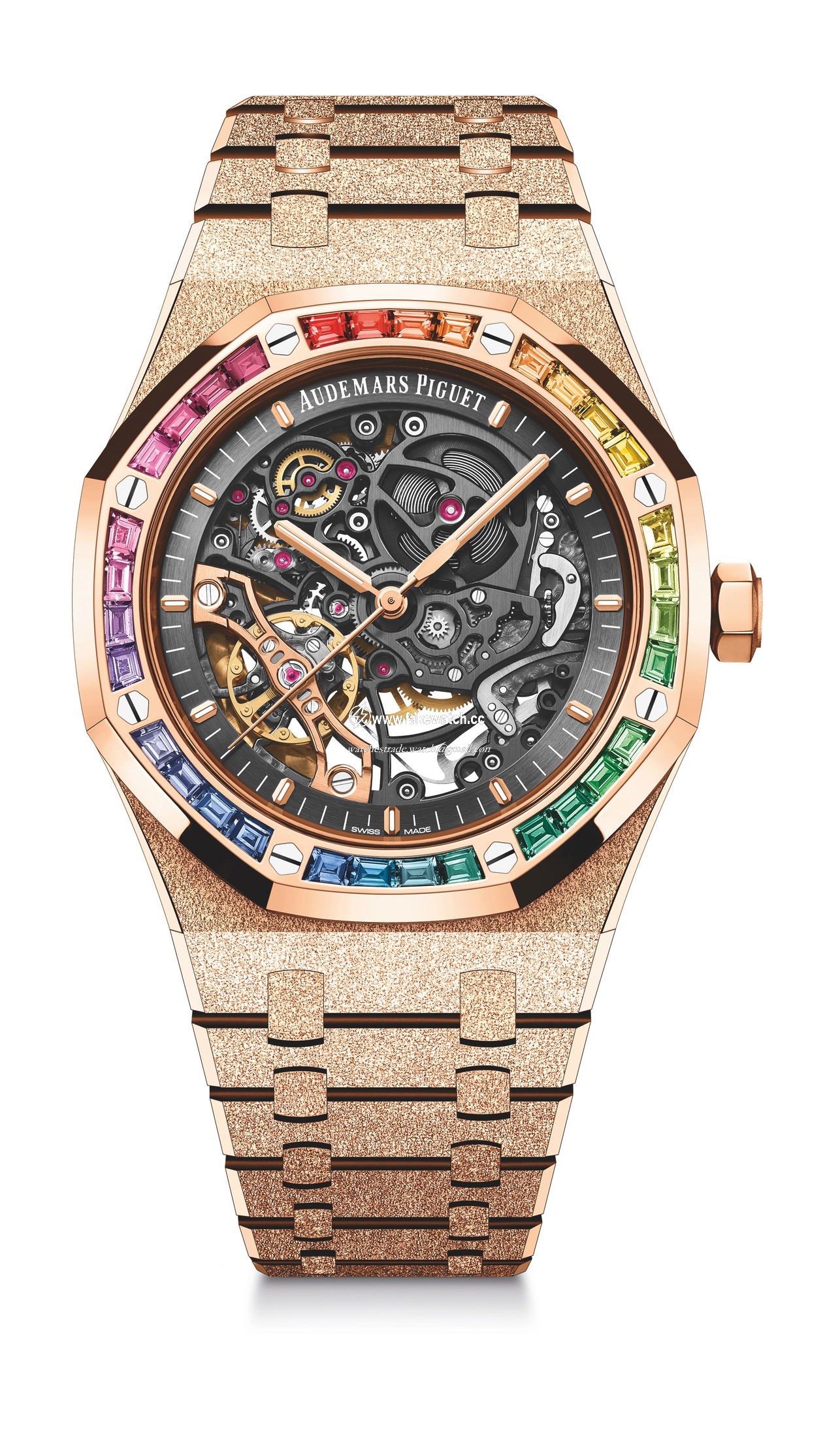 Audemars Piguet Royal Oak Frosted Gold Double Balance Wheel Openworked 15412OR.YG.1224OR.01