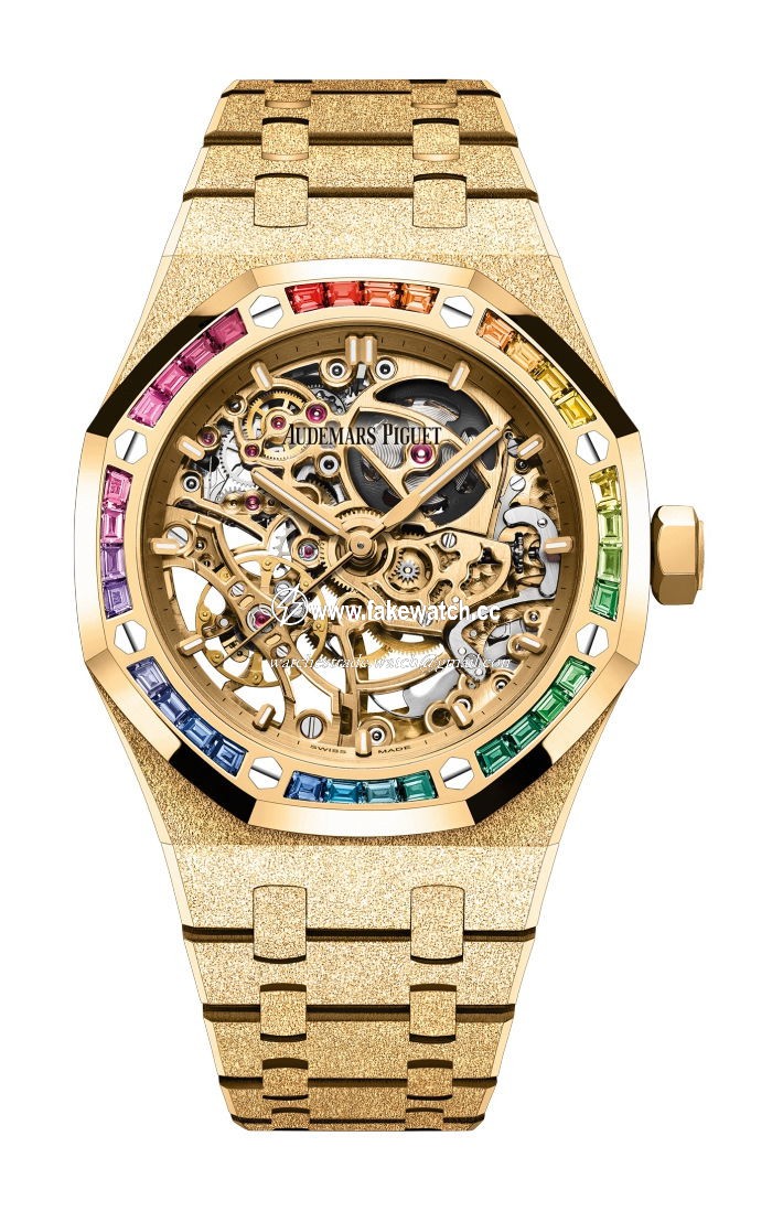 Audemars Piguet Royal Oak Frosted Gold Double Balance Wheel Openworked 15468BA.YG.1259BA.01-B